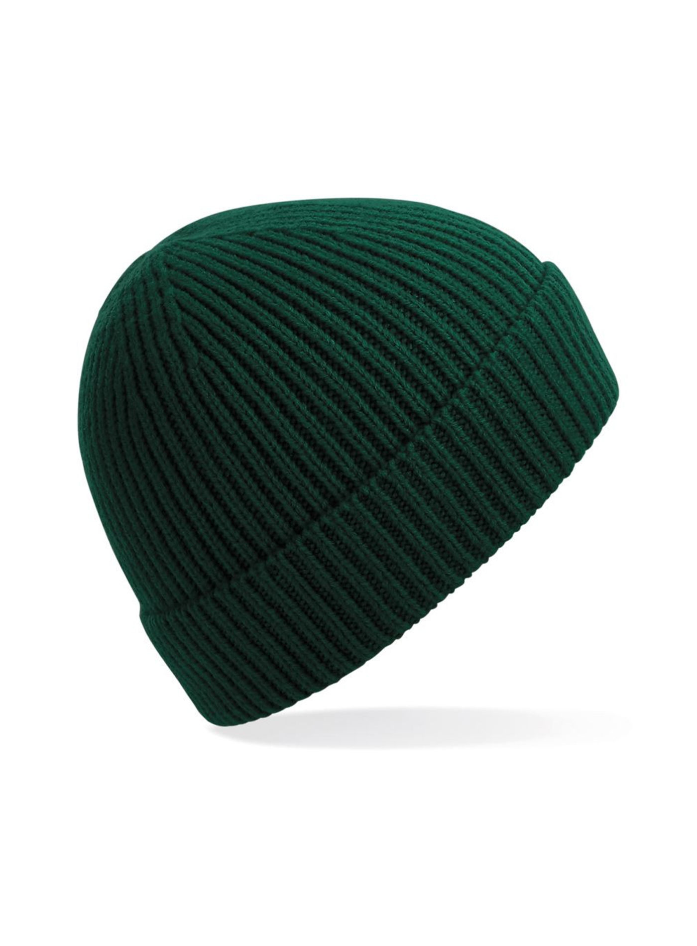 Čepice Beechfield Rib knit - Lahvově zelená univerzal
