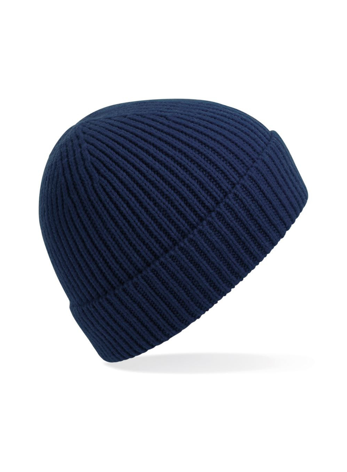 Čepice Beechfield Rib knit - Tmavá modrá univerzal