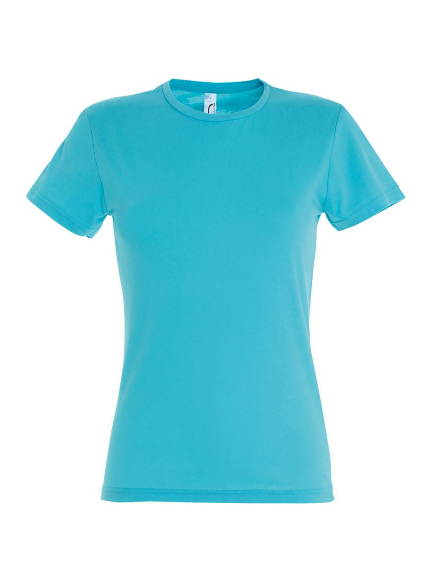 Dámské tričko SOL'S Miss - Azurově modrá žíhaná XXL