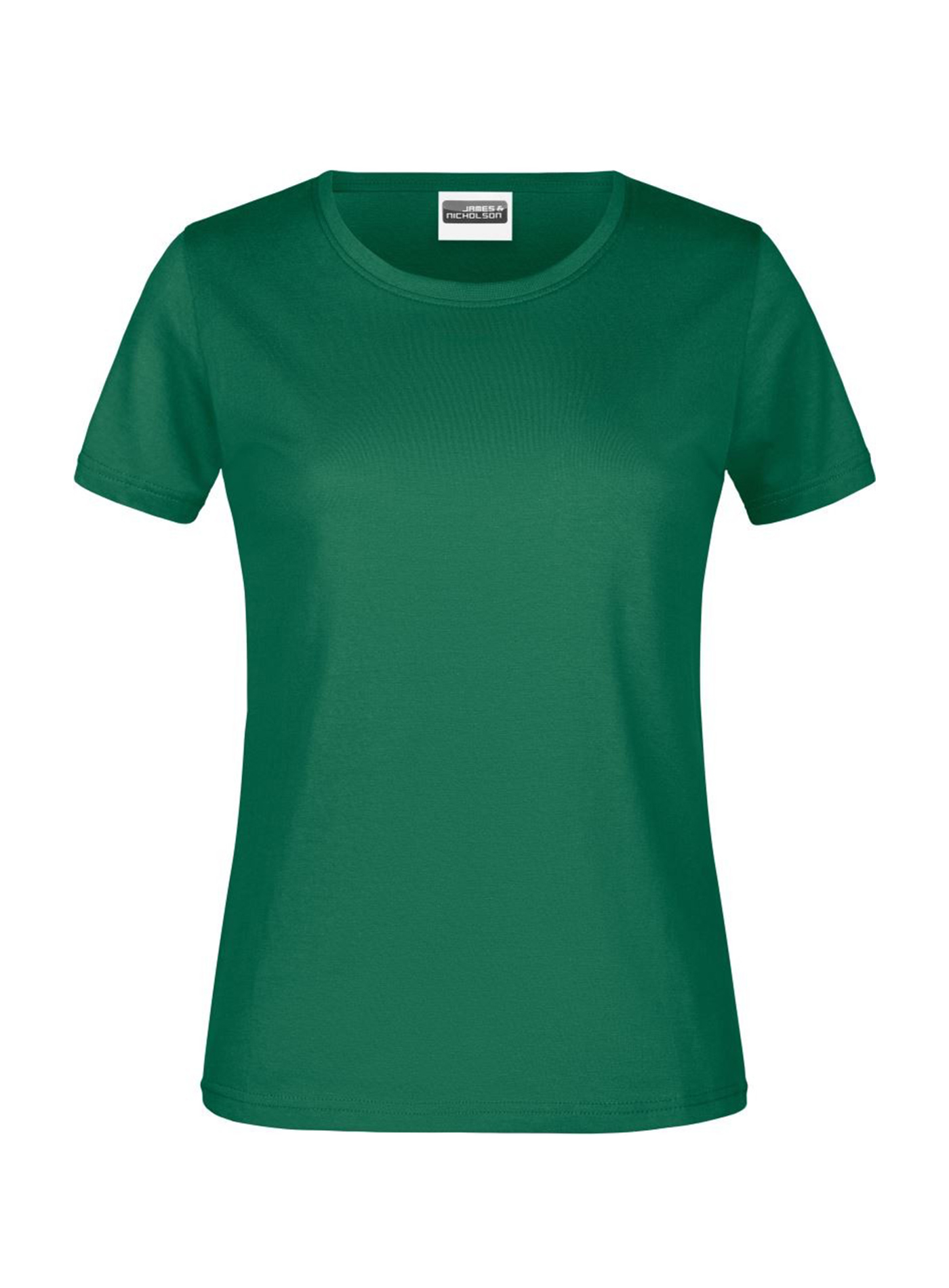 Dámské tričko James & Nicholson Heavy - Zelená M
