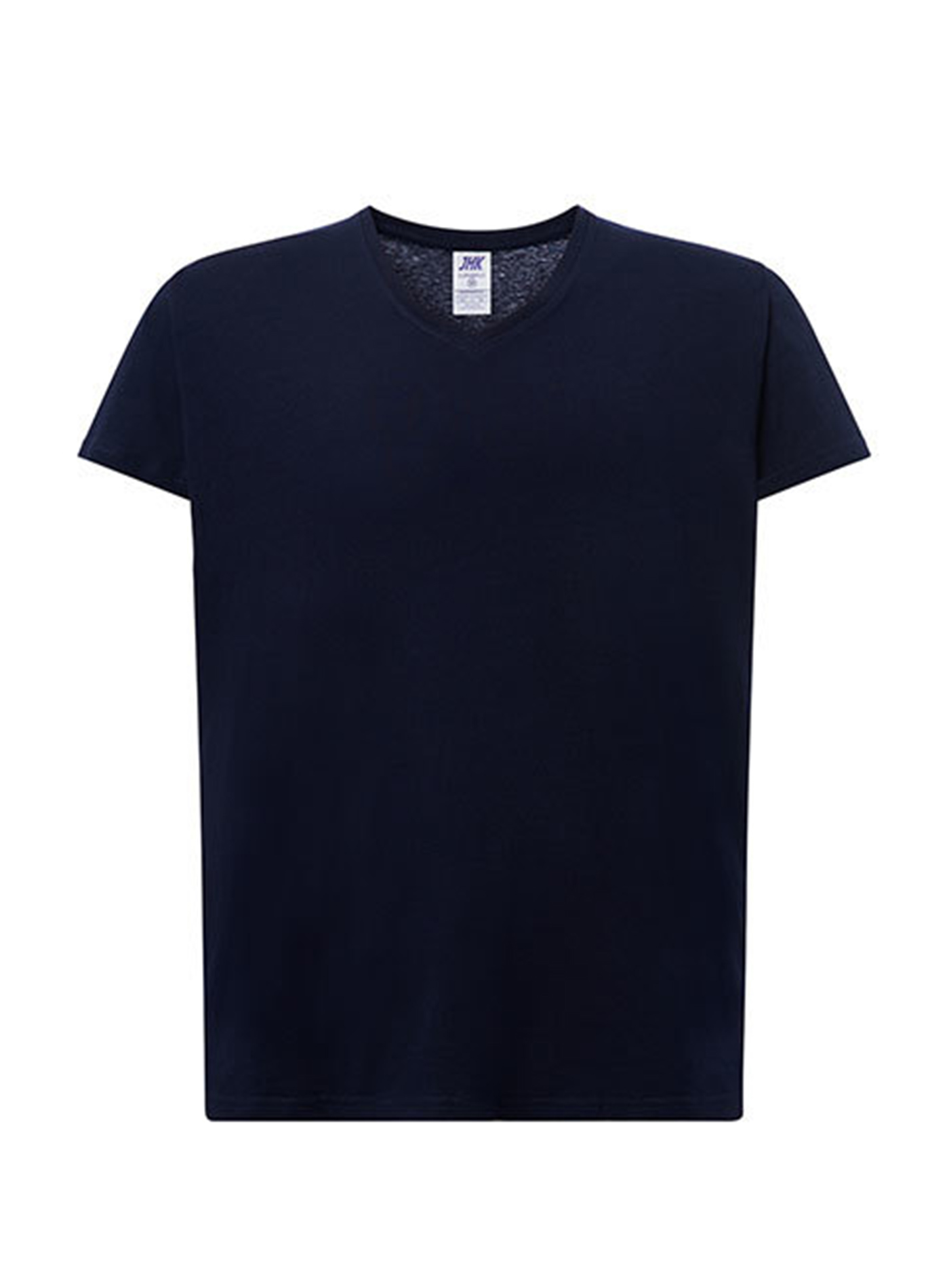 Dámské tričko JHK Curves V-Neck - Námořnická modrá XL
