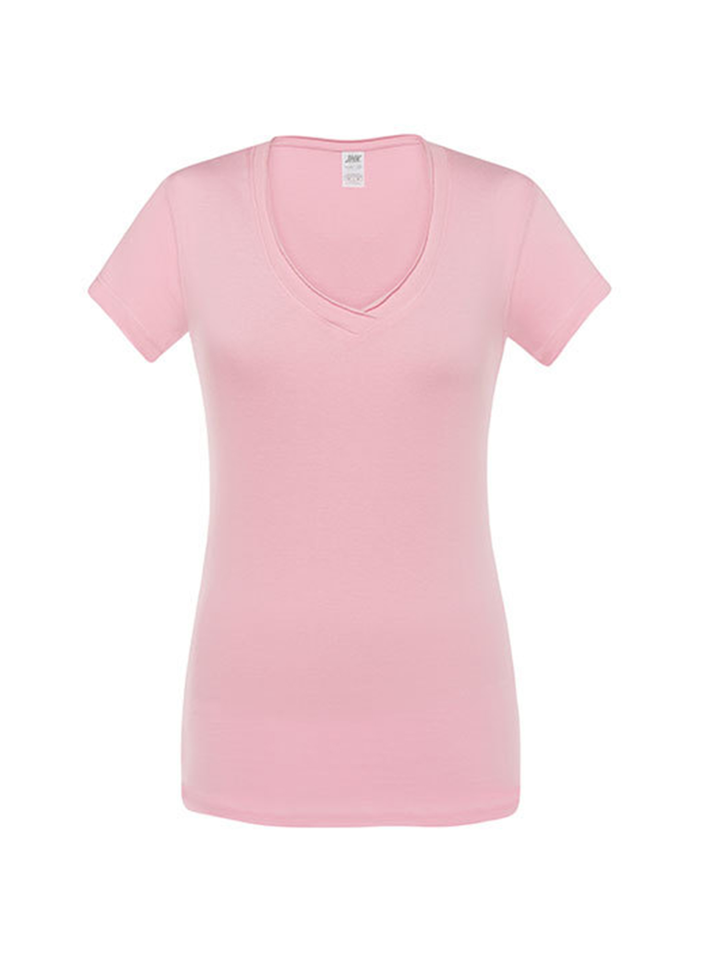 Dámské tričko JHK V-Neck Sicilia - Růžová XL