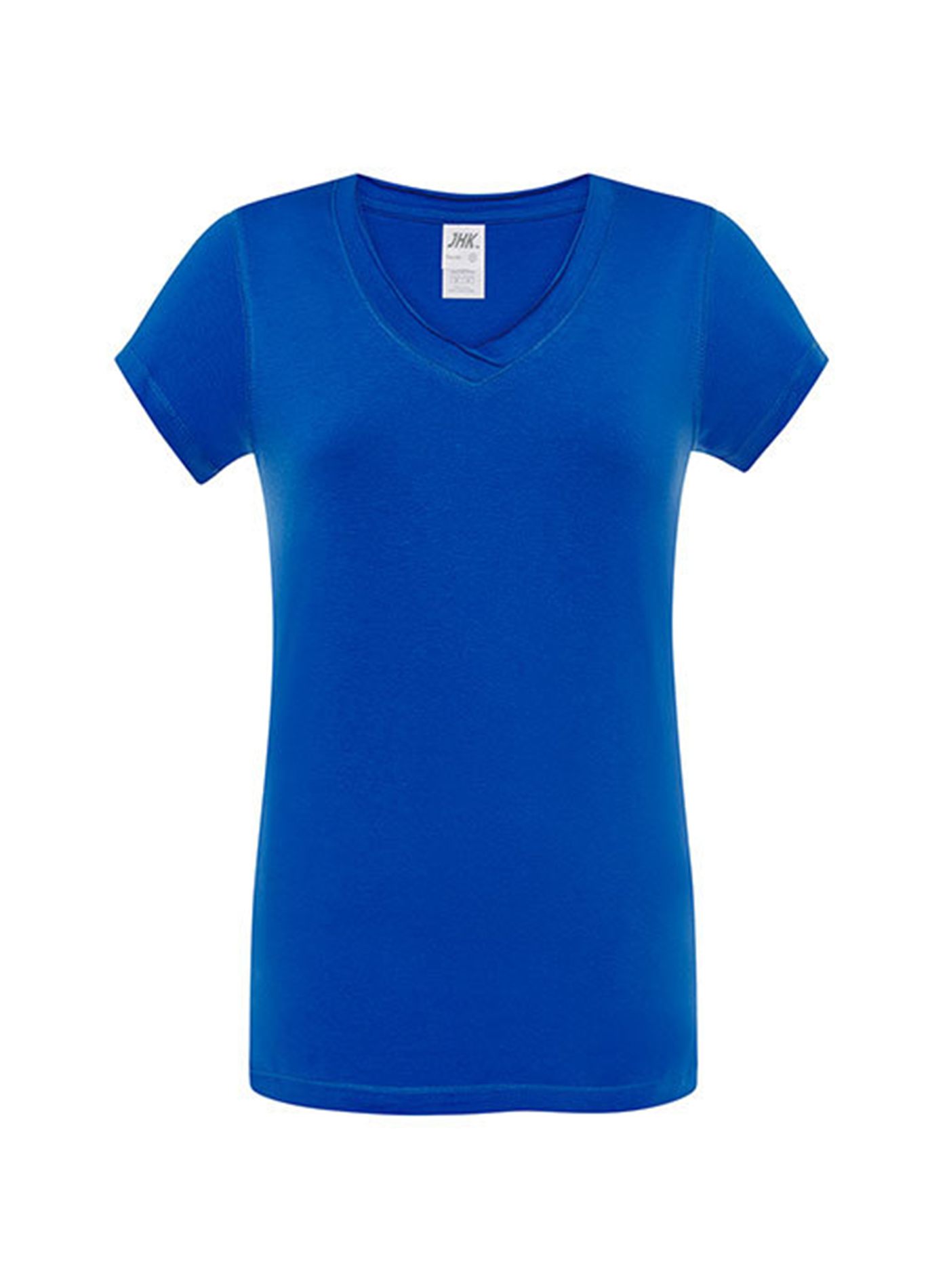 Dámské tričko JHK V-Neck Sicilia - královská modrá L