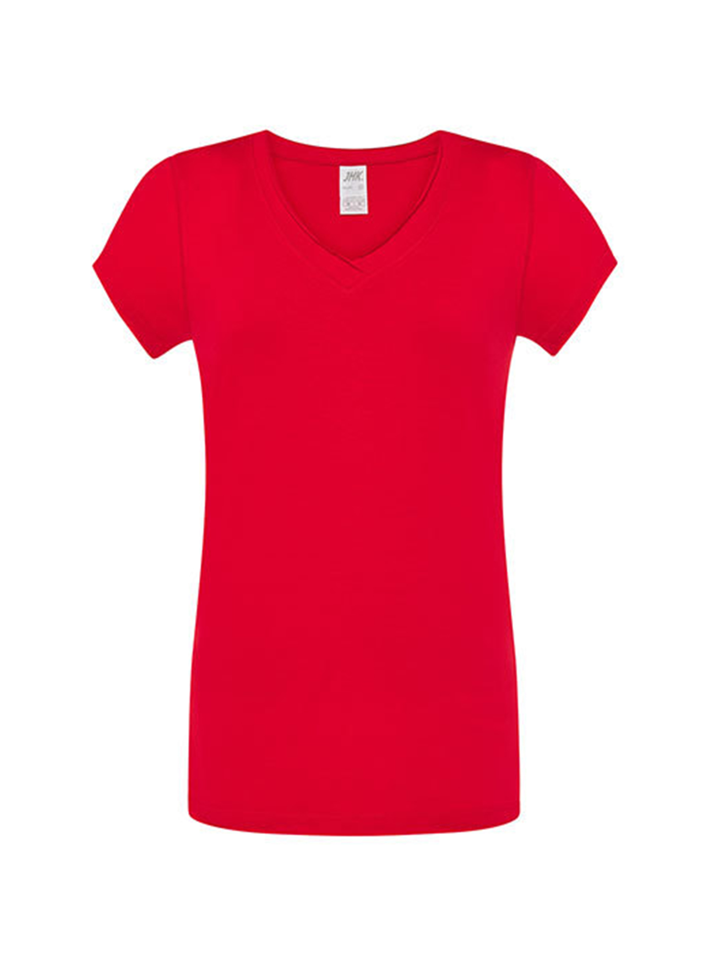 Dámské tričko JHK V-Neck Sicilia - Červená M