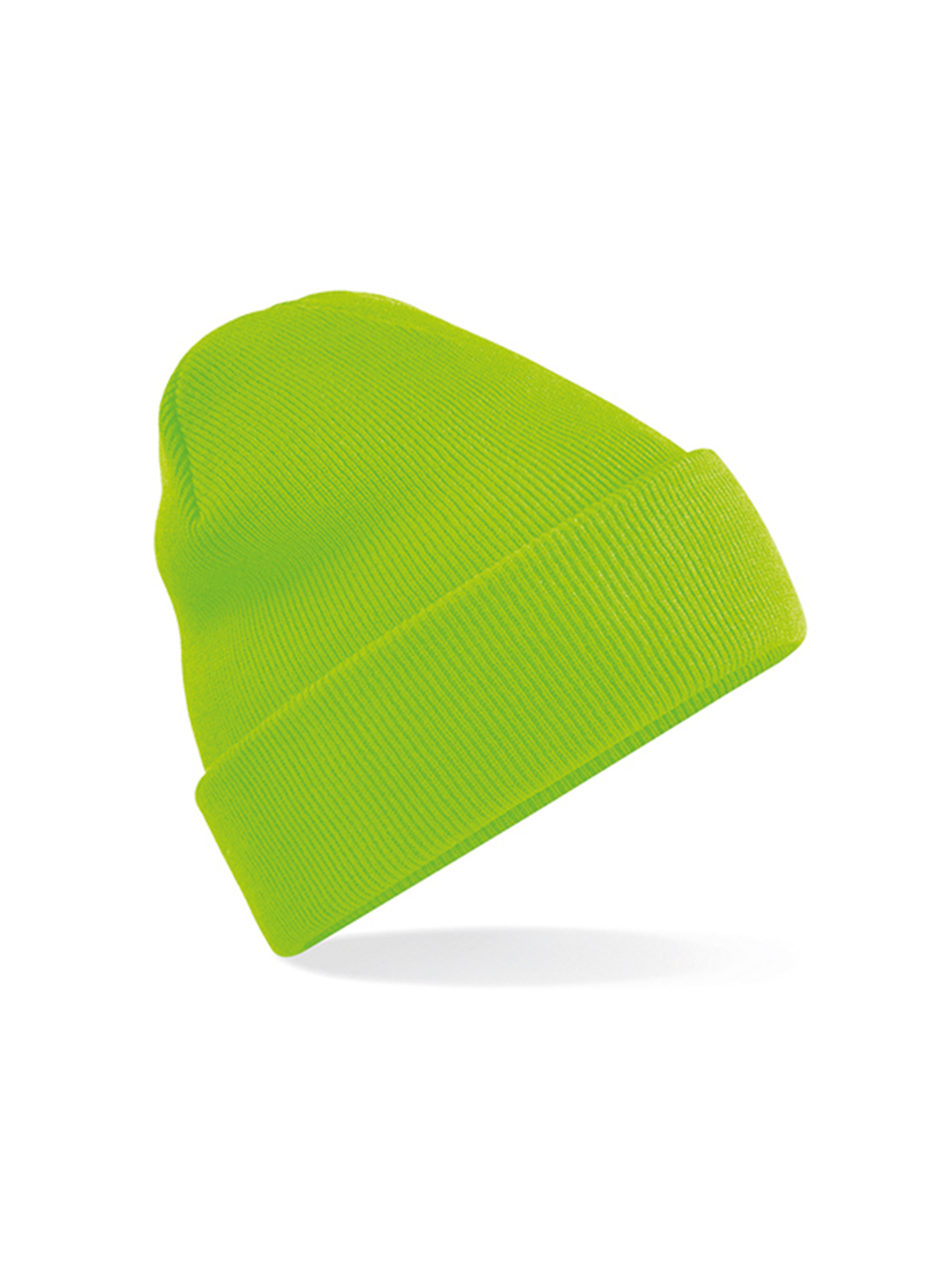 Čepice Cuffed - Neonová zelená univerzal