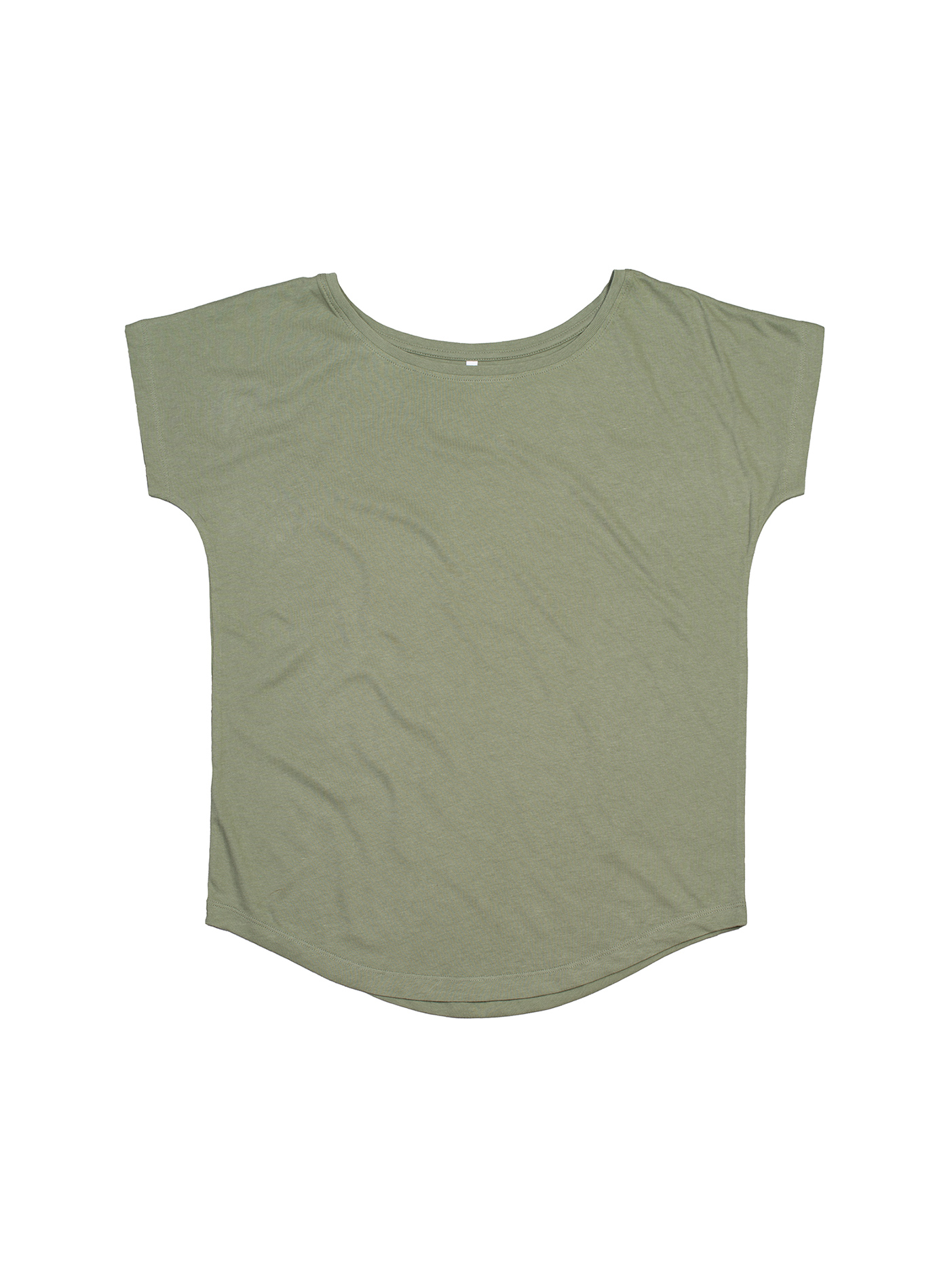 Stylové pohodlné tričko Mantis - Mechově zelená M