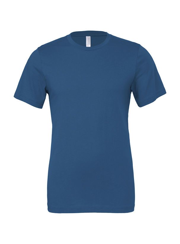 Unisex tričko Bella + Canvas Jersey - Modrá L