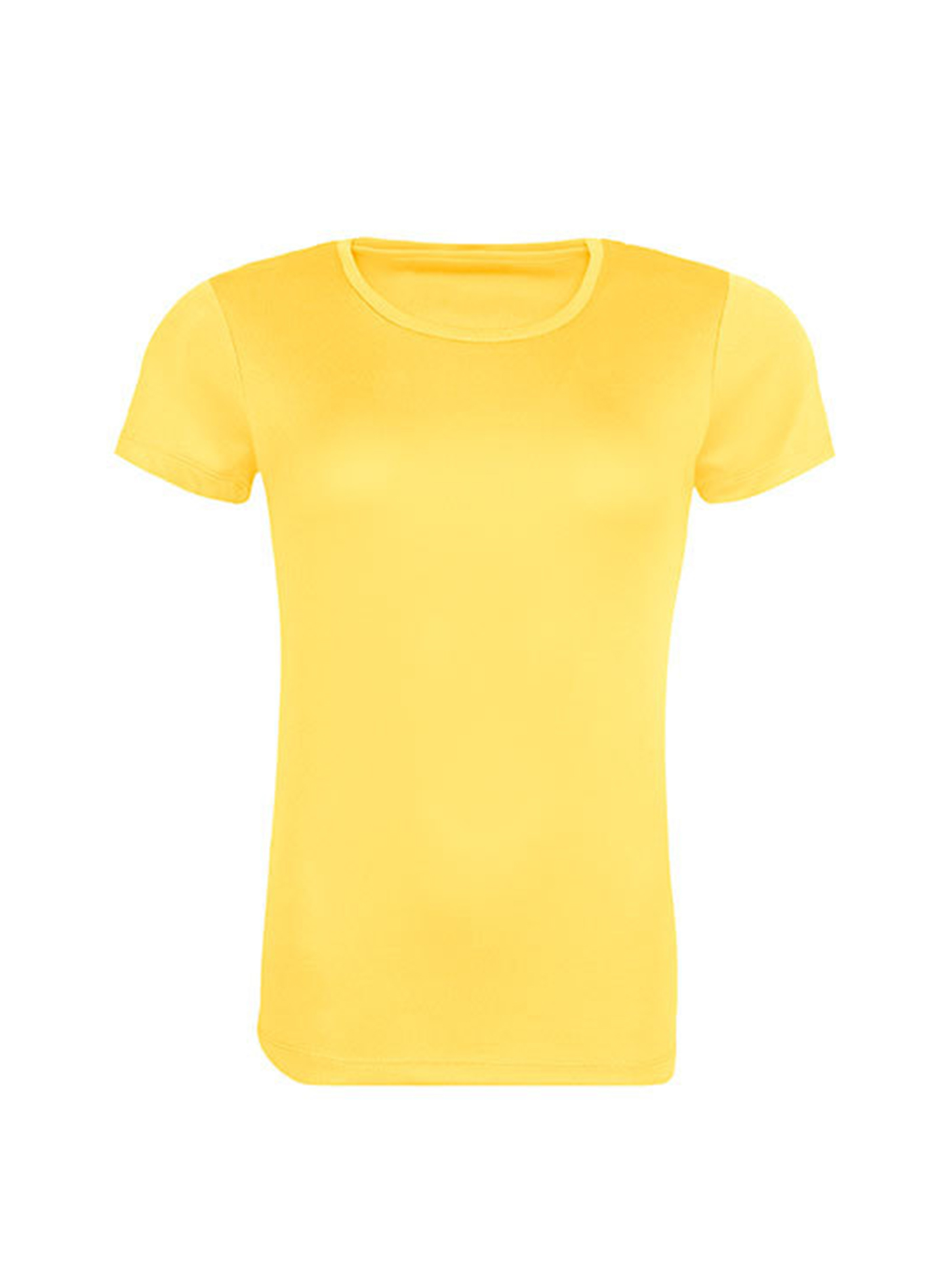 Dámské tričko Just Cool Recycled - Světle žlutá L