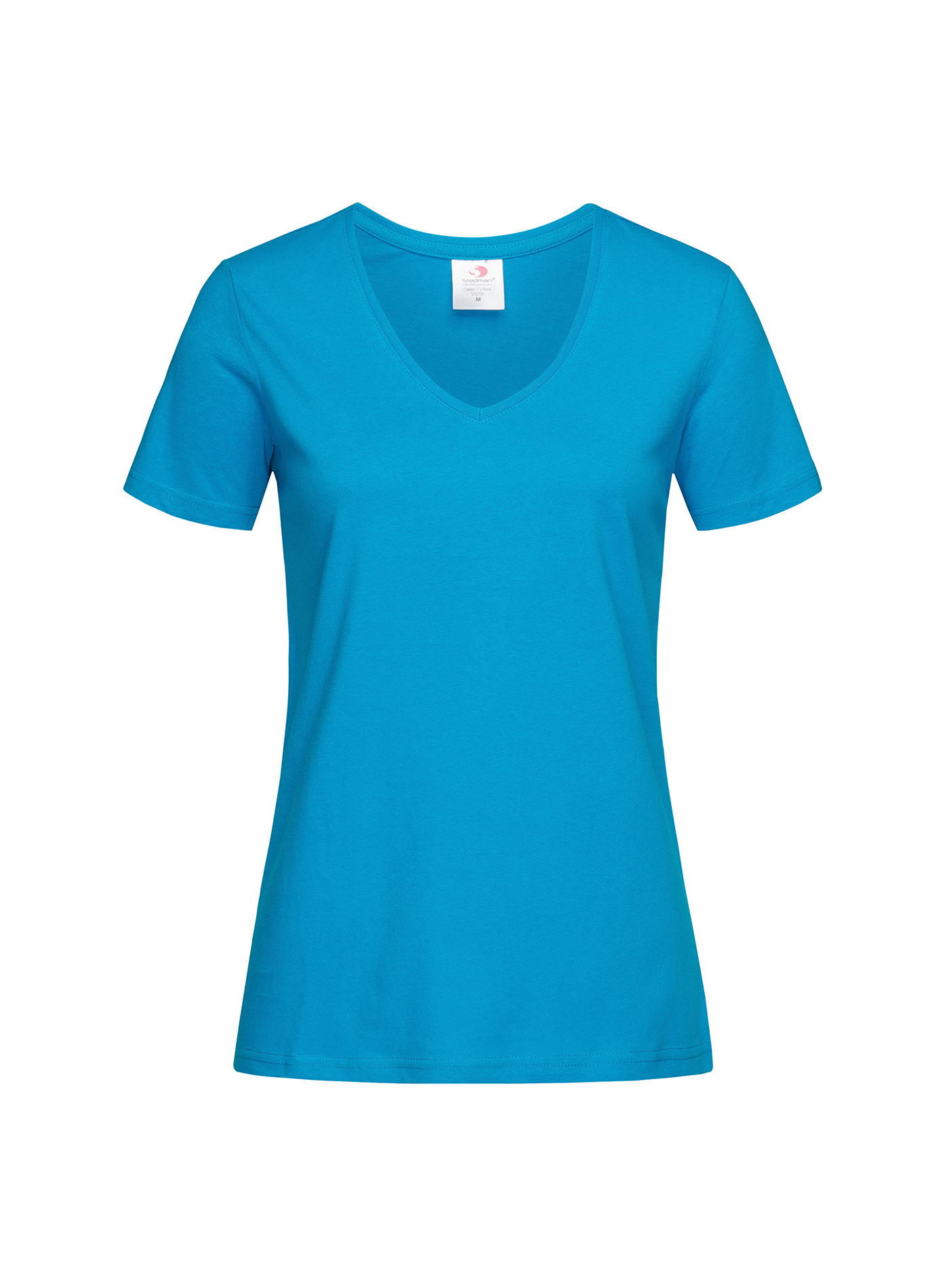 Dámské tričko s V-výstřihem Stedman - Modrá XL