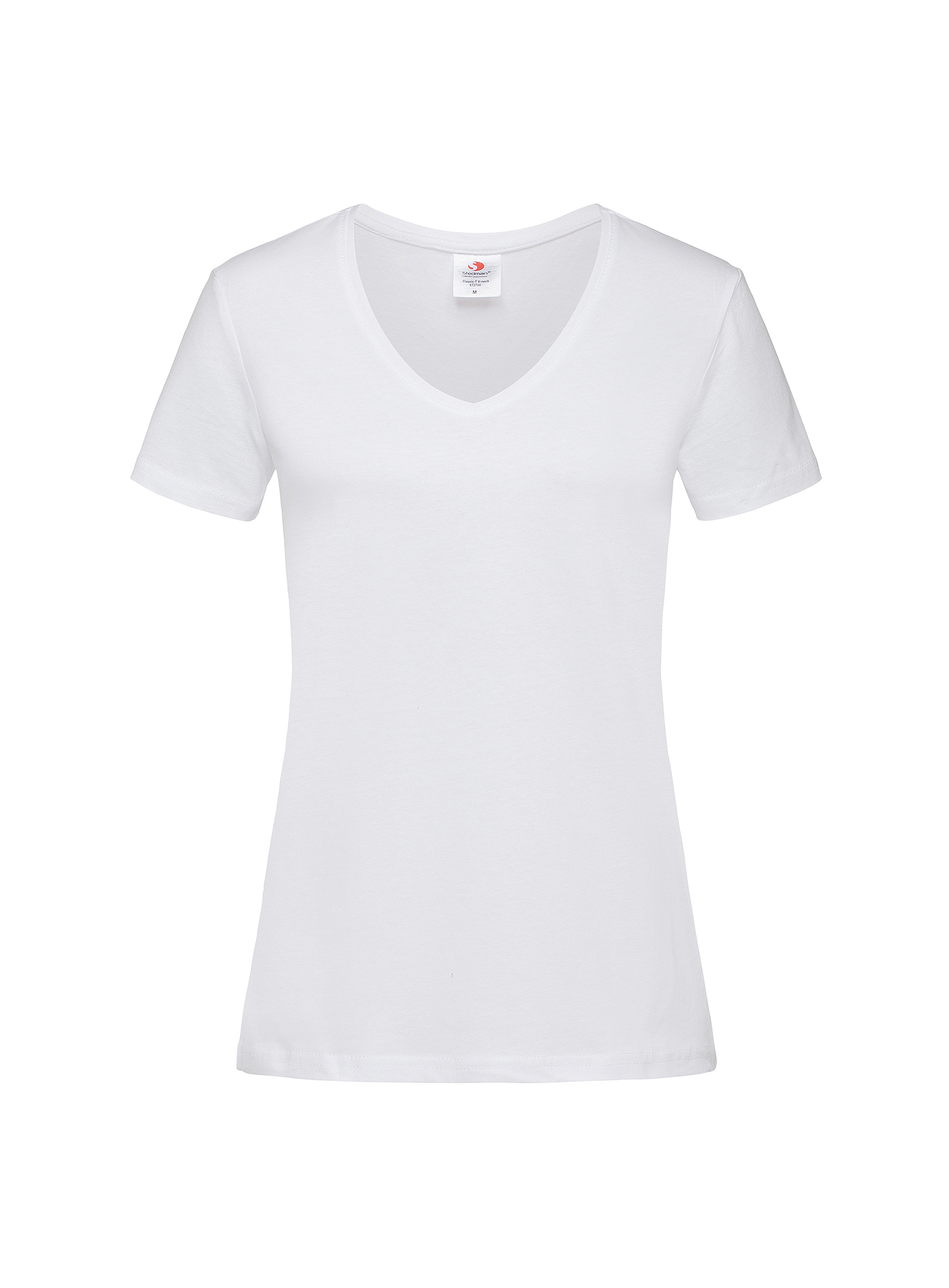 Dámské tričko s V-výstřihem Stedman - Bílá L