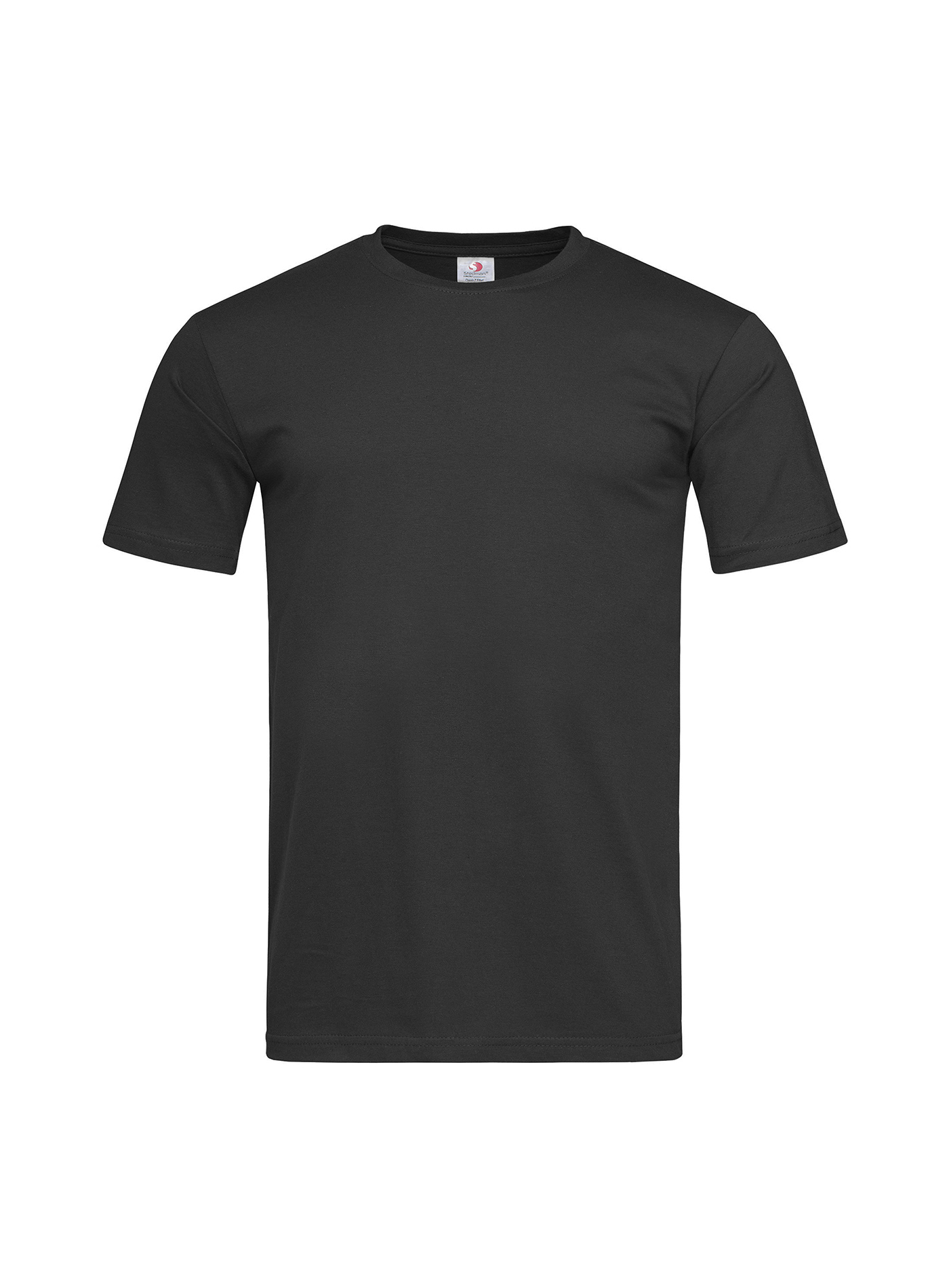 Pánské tričko Stedman Fitted - Opálově černá L