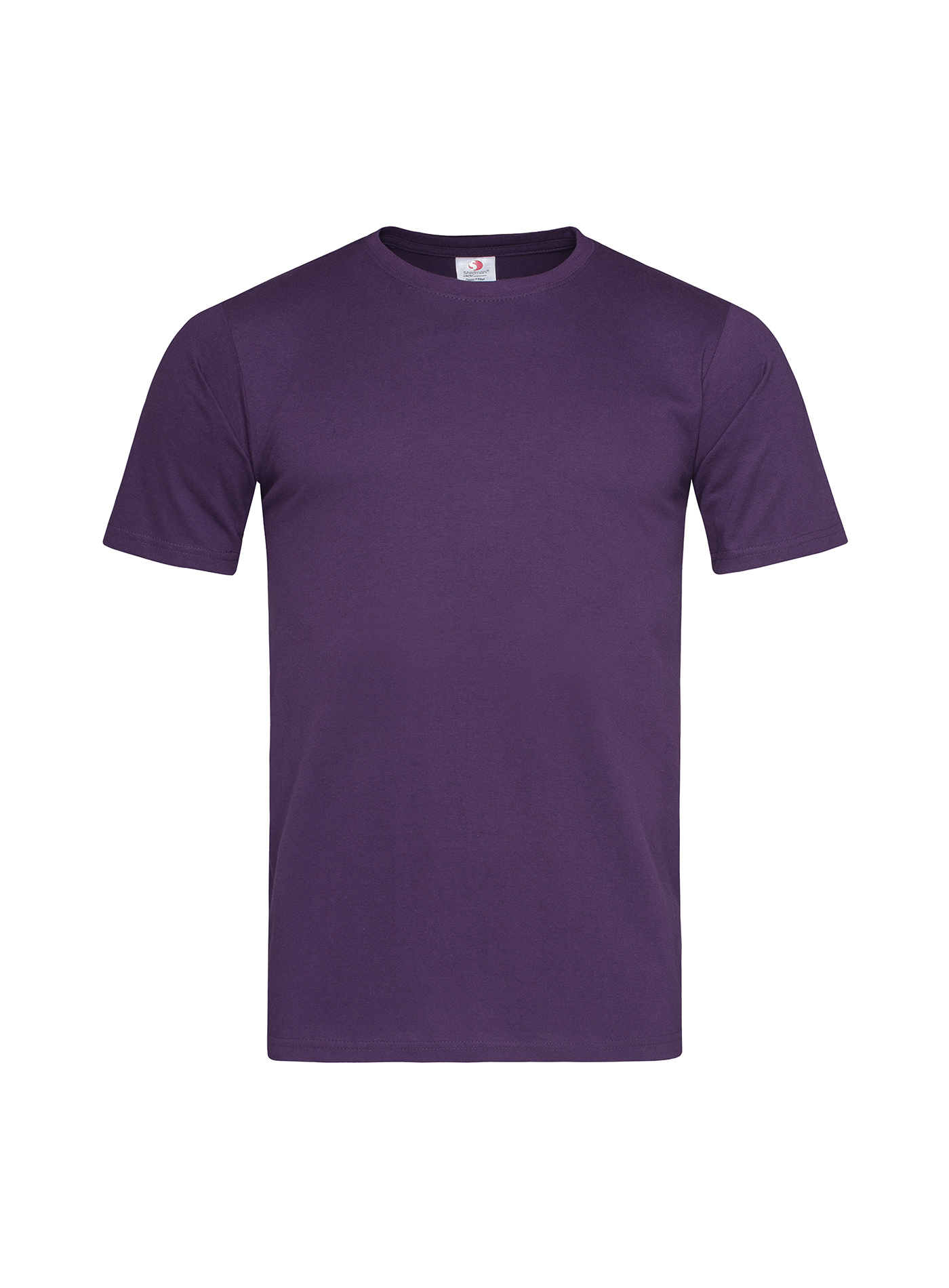 Pánské tričko Fitted - Tmavě fialová XL