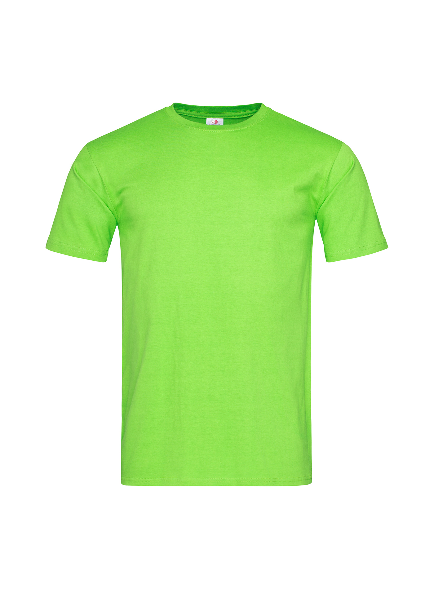 Pánské tričko Stedman Fitted - Neonová zelená S