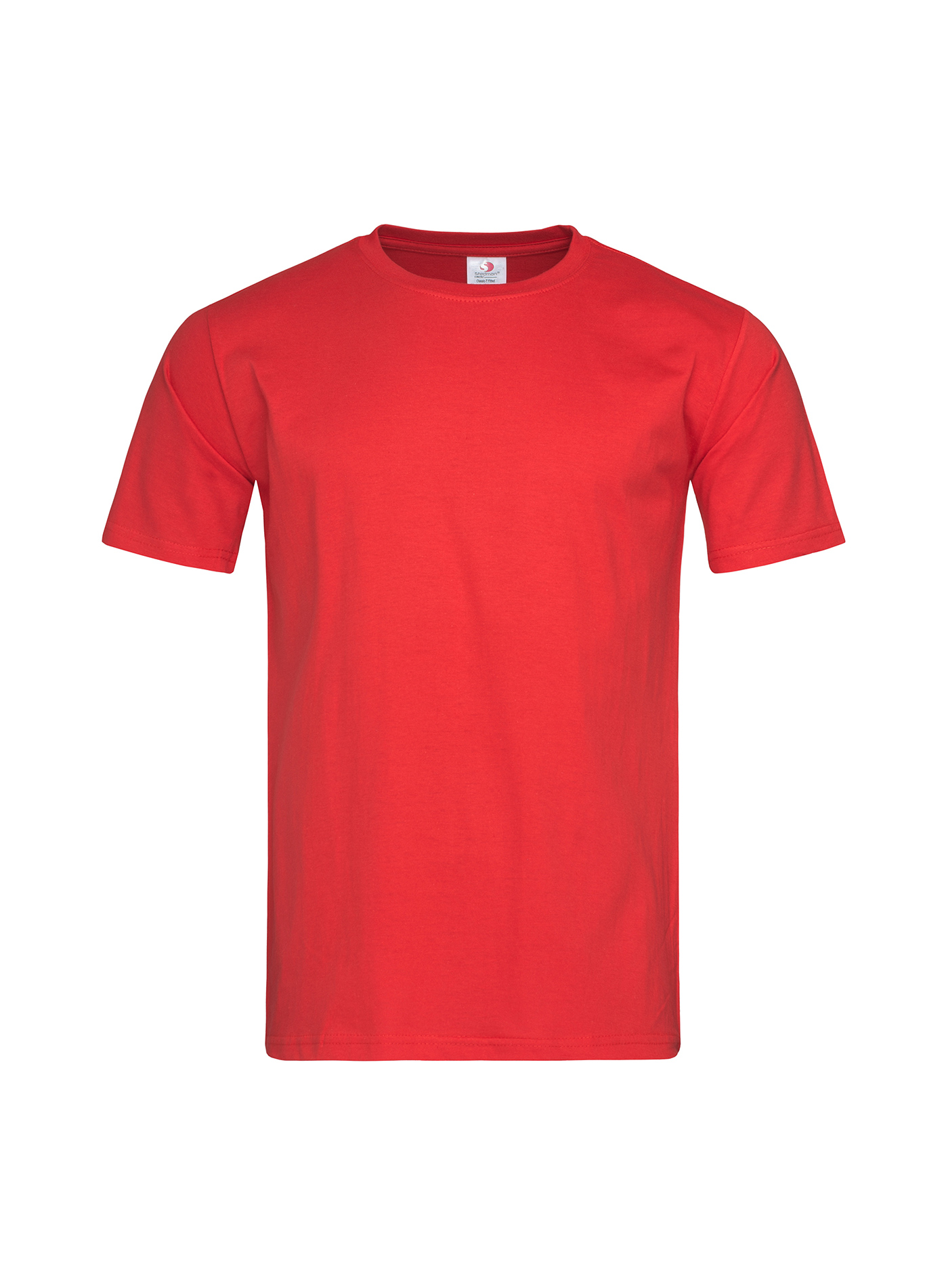 Pánské tričko Stedman Fitted - Červená XXL