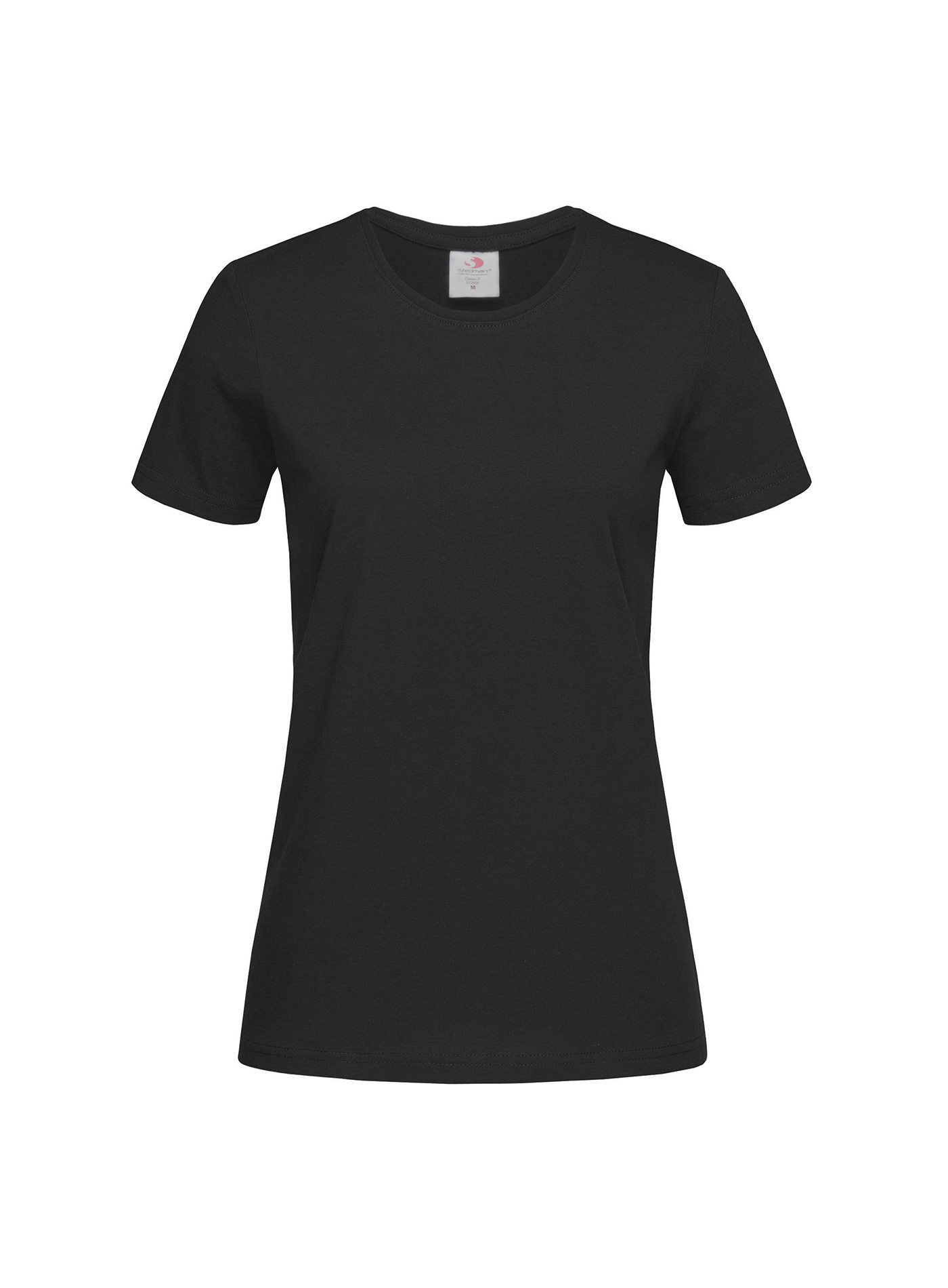 Dámské tričko Stedman Fitted - Opálově černá 3XL