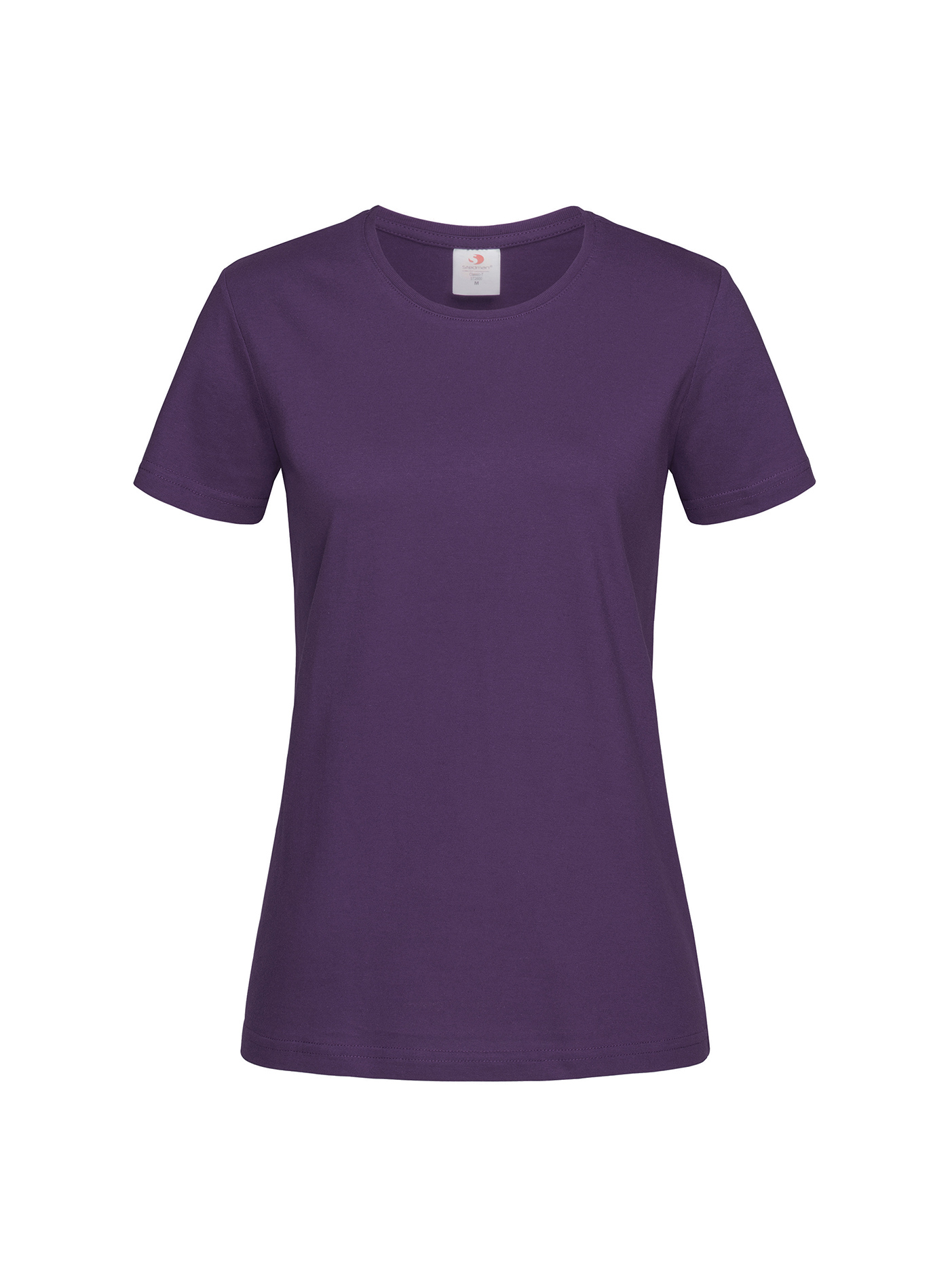 Dámské tričko Stedman Fitted - Tmavě fialová M