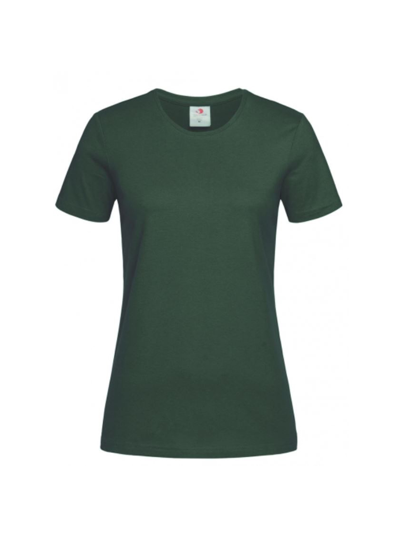 Dámské tričko Stedman Fitted - Lahvově zelená S