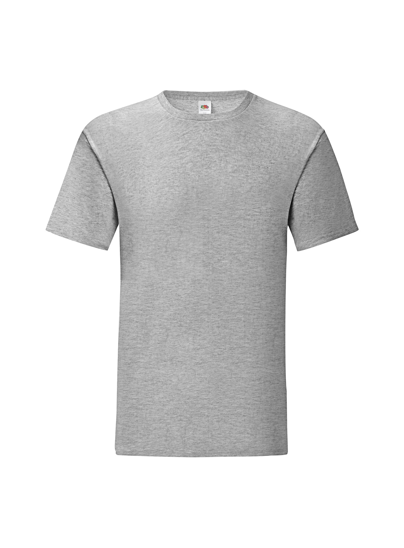 Pánské tričko Fruit of the Loom Iconic - šedý melír XL