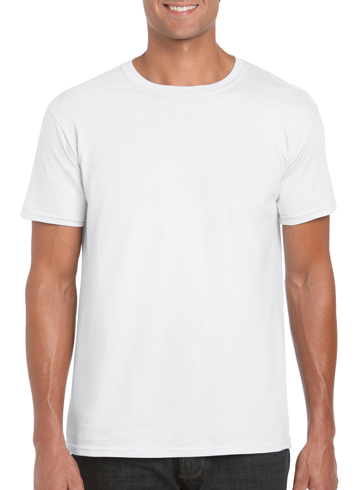 Pánské tričko Gildan Softstyle - Bílá M