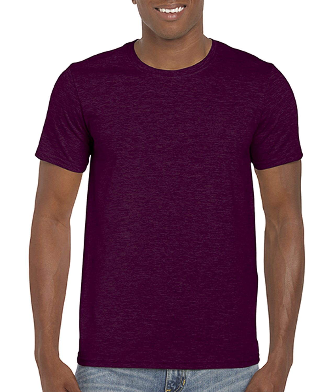 Pánské tričko Gildan Softstyle - Hnědočervená L