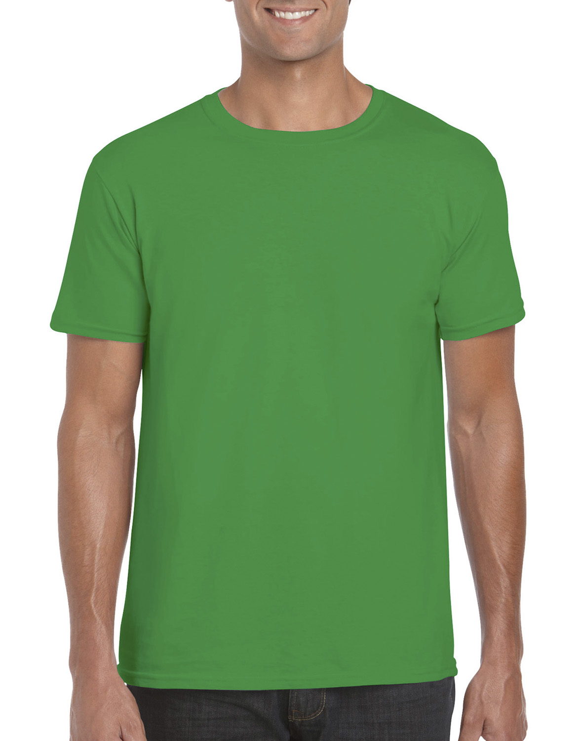 Pánské tričko Gildan Softstyle - Irská zelená 3XL