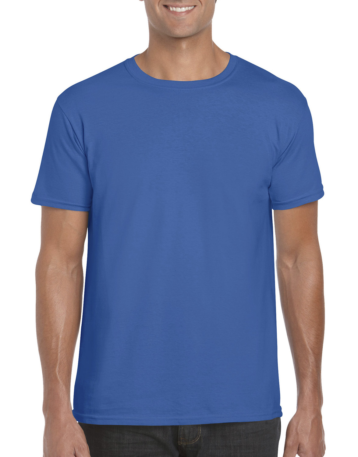 Pánské tričko Gildan Softstyle - Královská modrá 5XL