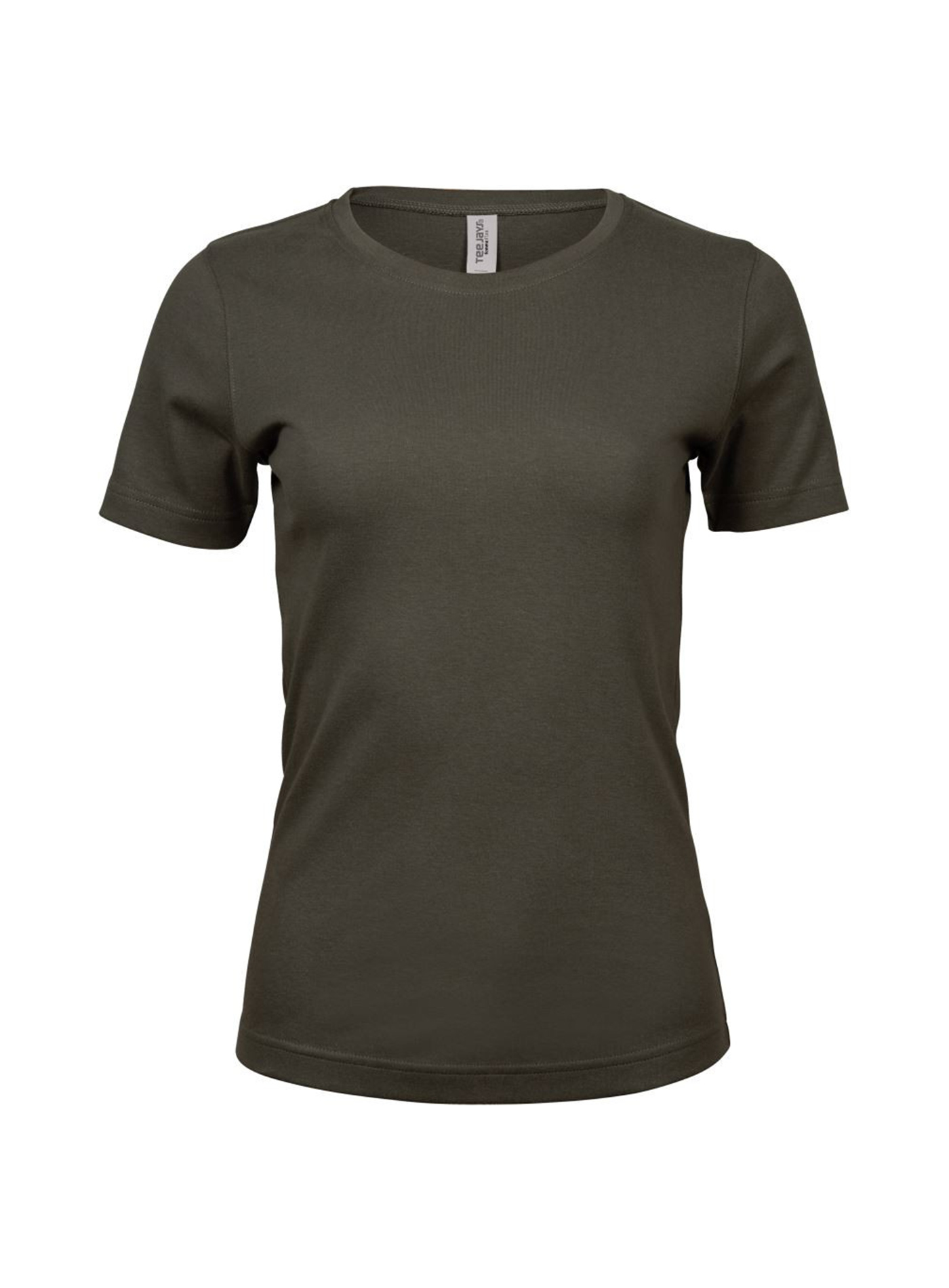 Silné bavlněné tričko Tee Jays Interlock - Tmavě olivová M