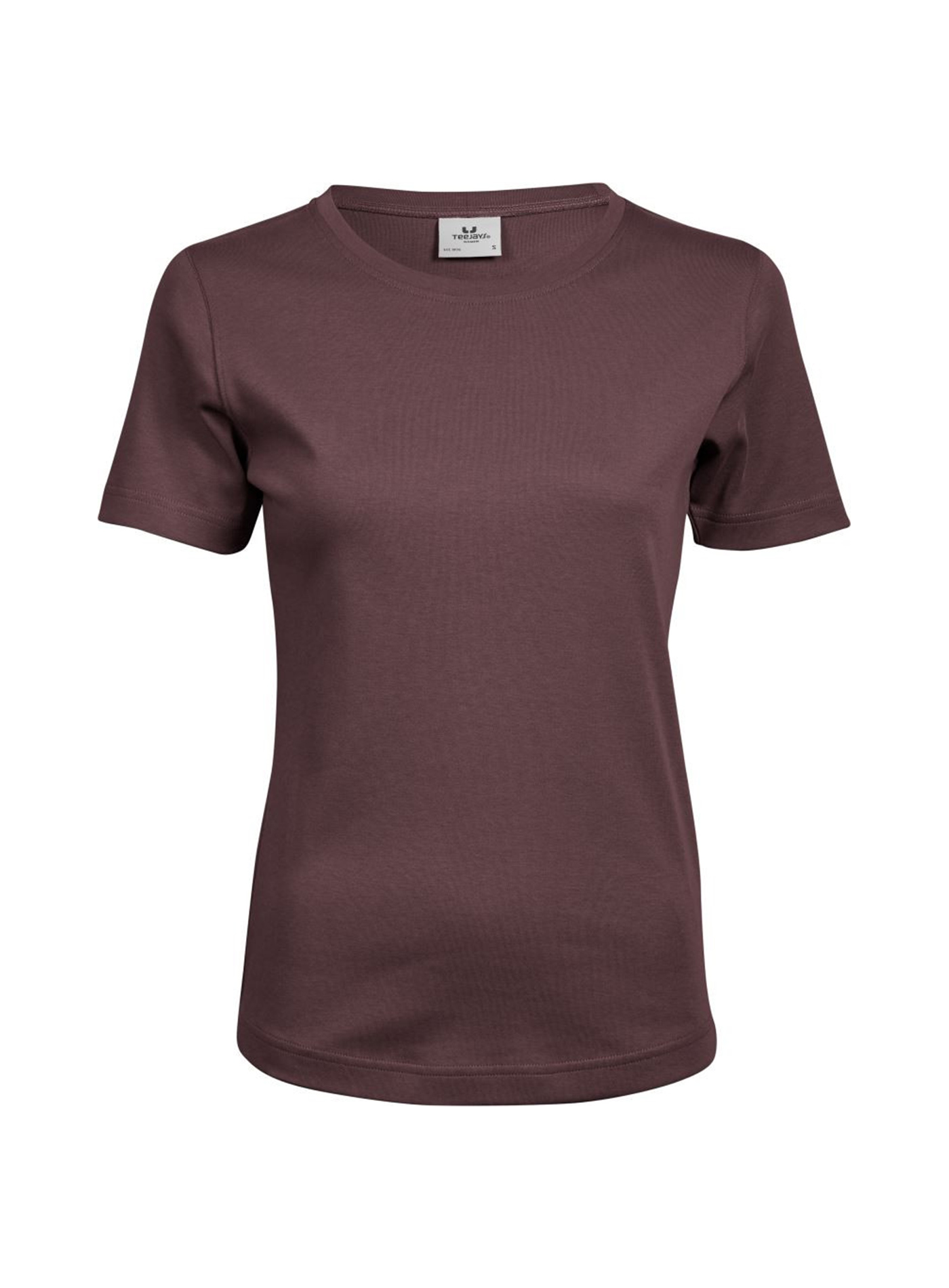 Silné bavlněné tričko Tee Jays Interlock - Hnědočervená M