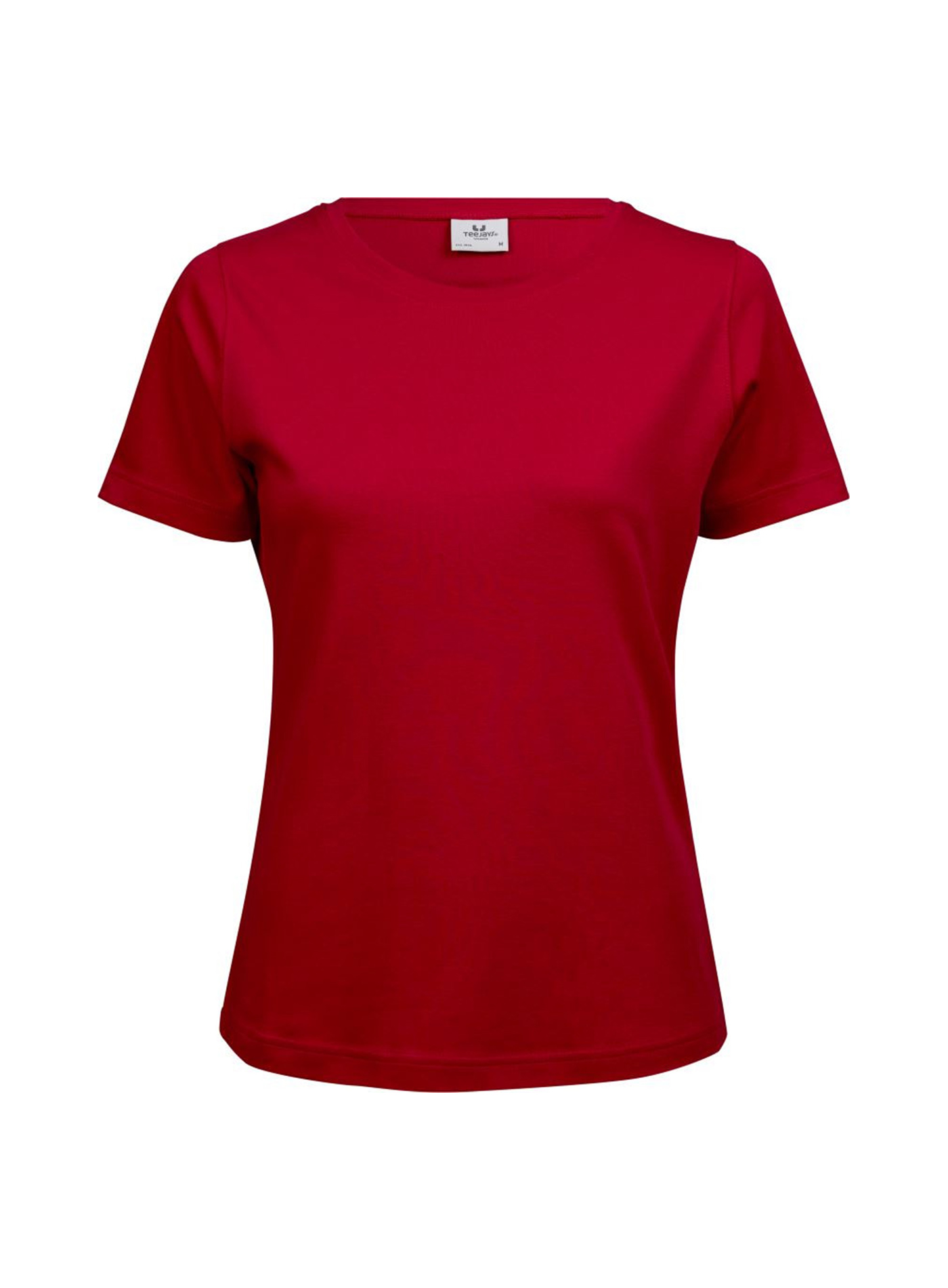 Silné bavlněné tričko Tee Jays Interlock - Rudě červená XL