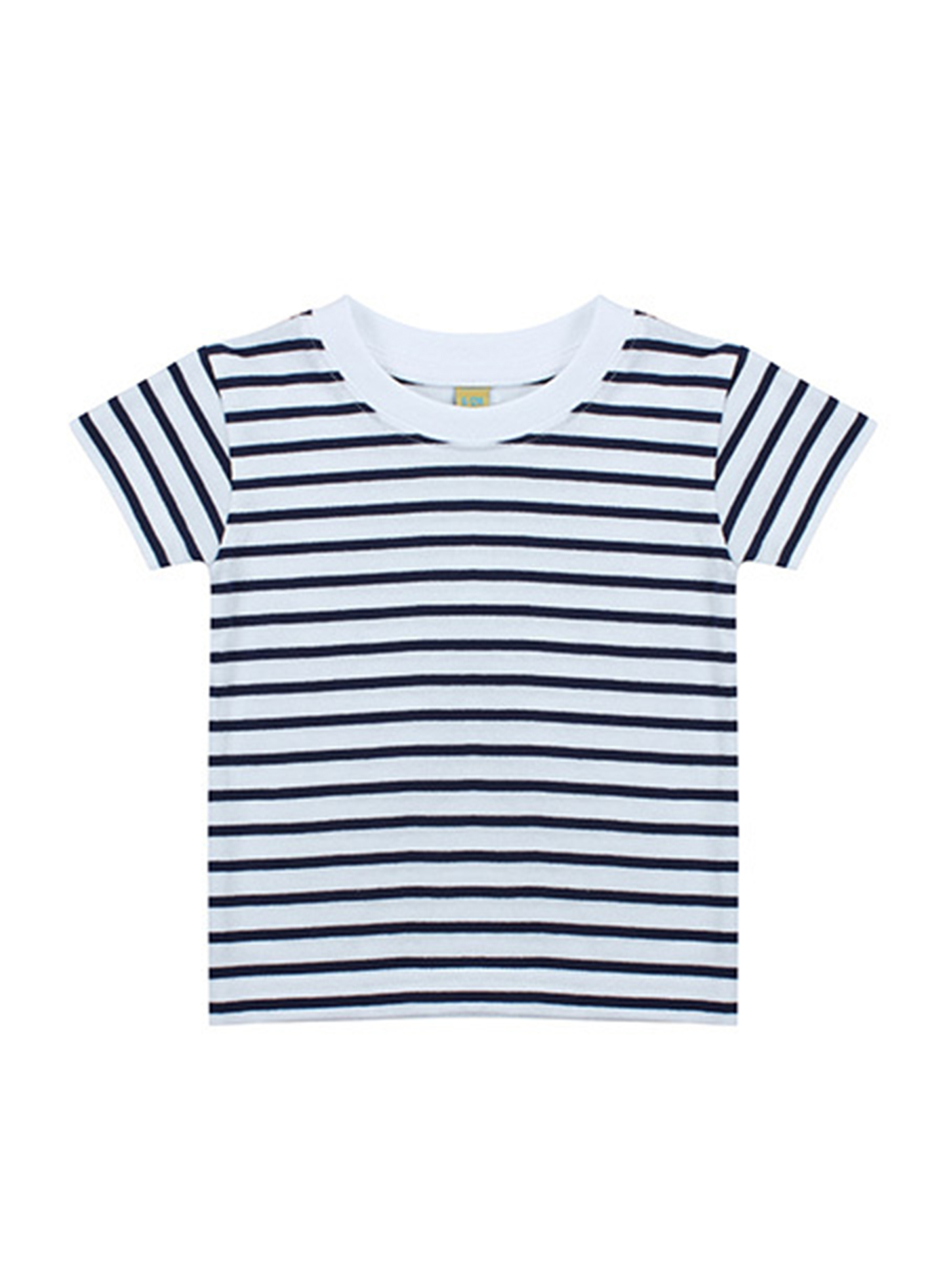 Dětské pruhované tričko Larkwood - Bílá / modrá 12m