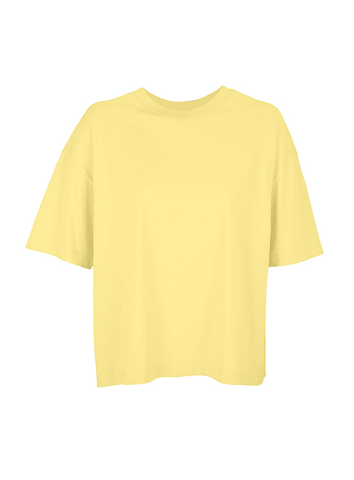 Dámské tričko SOL´S Boxy - Světle žlutá L