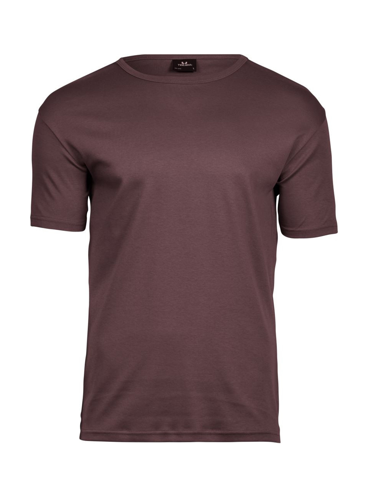 Silné bavlněné tričko Tee Jays Interlock - Hnědočervená XXL