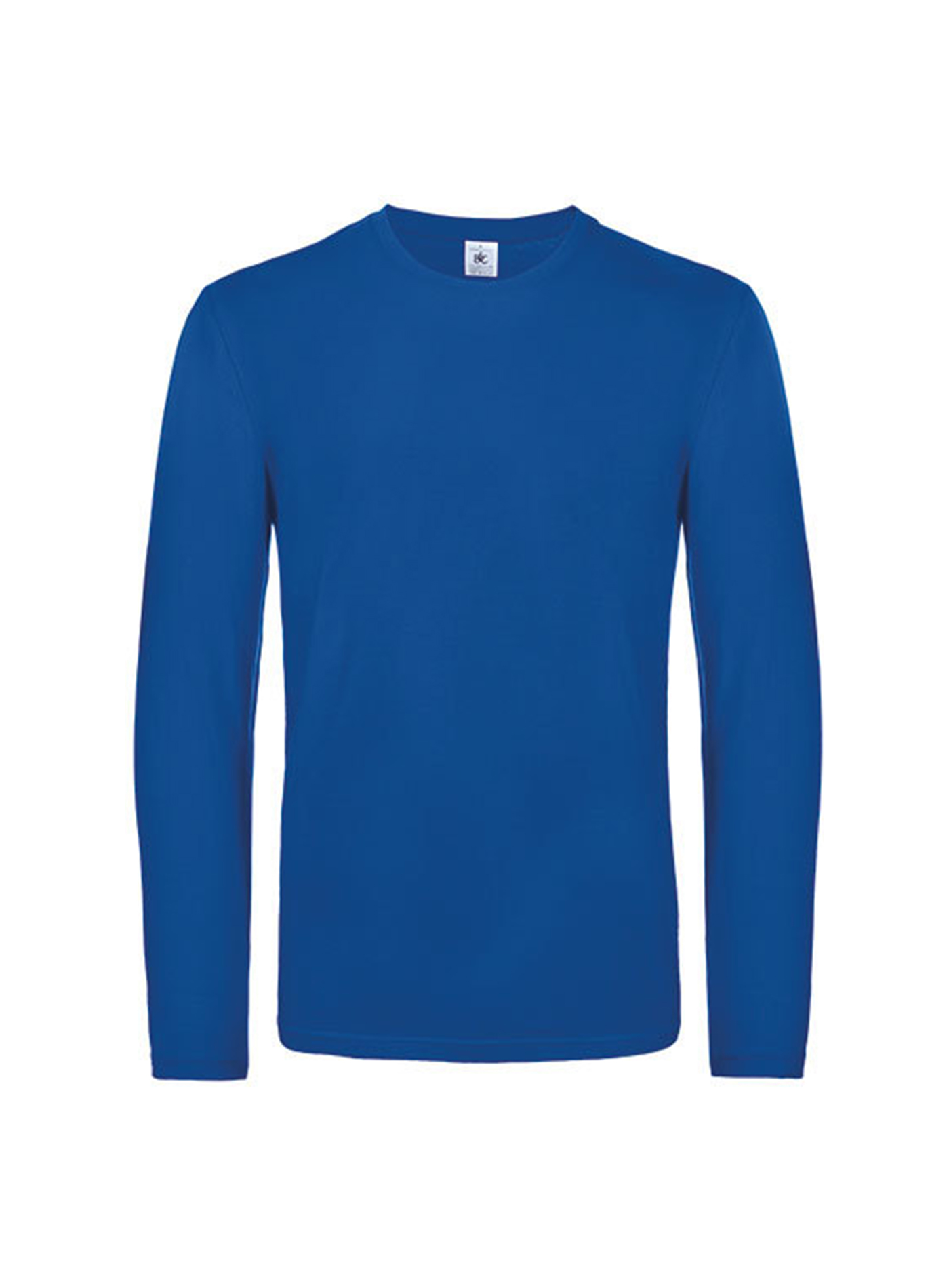 Pánské tričko s dlouhým rukávem B&C Collection - Královská modrá XL