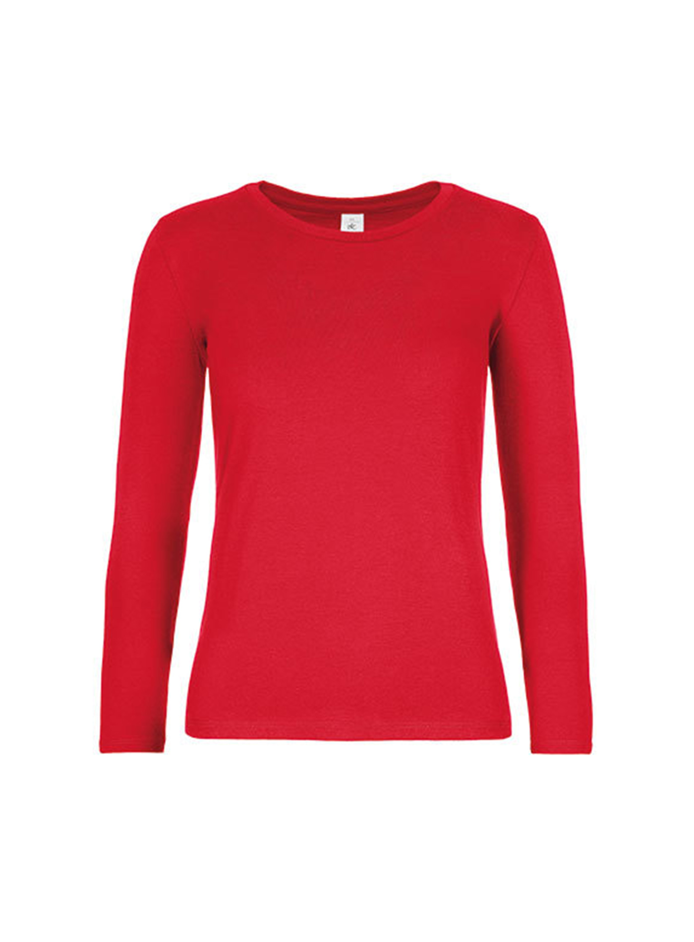 Dámské tričko s dlouhým rukávem B&C Collection - Červená L