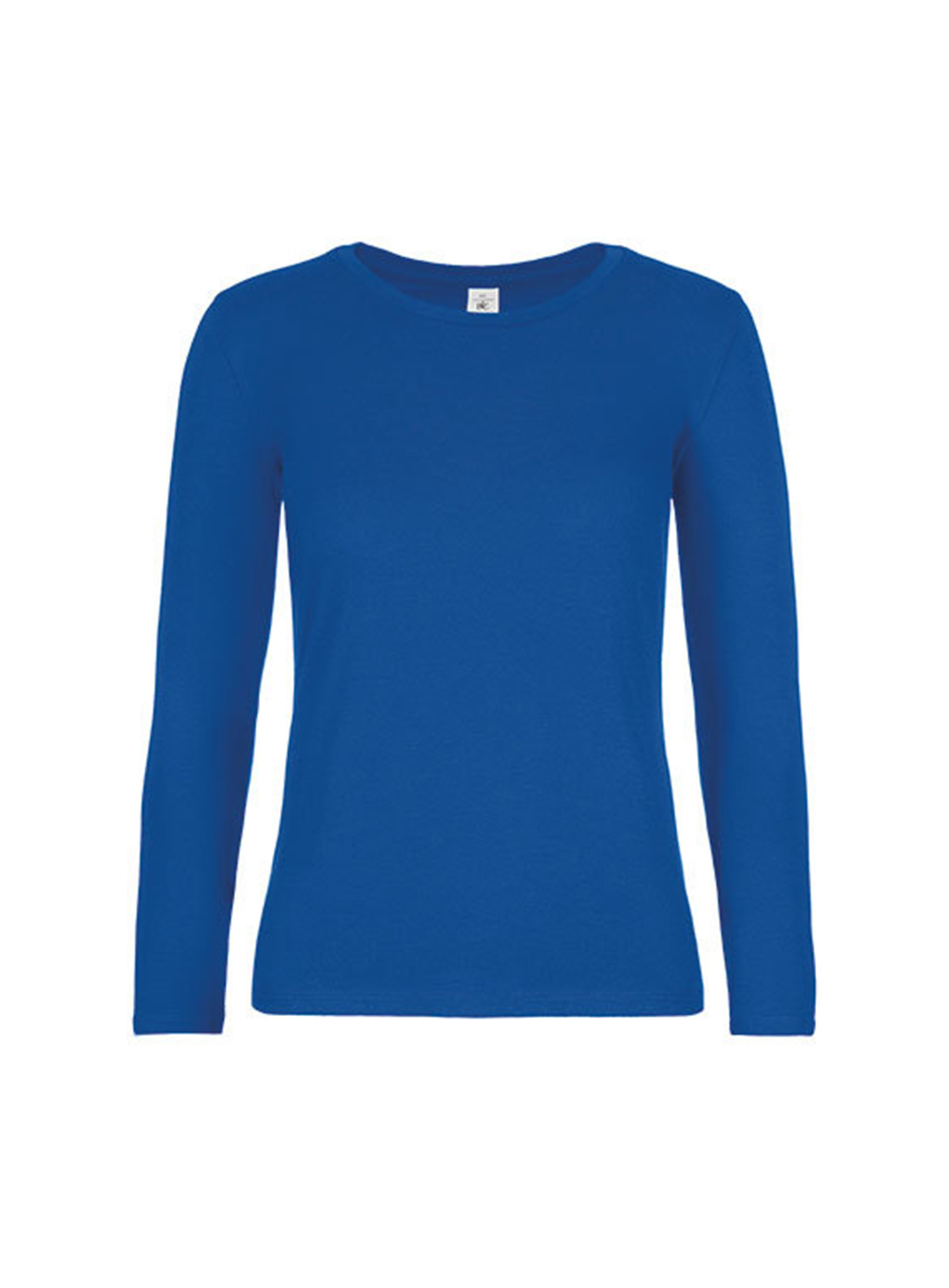 Dámské tričko s dlouhým rukávem B&C Collection - Královská modrá L