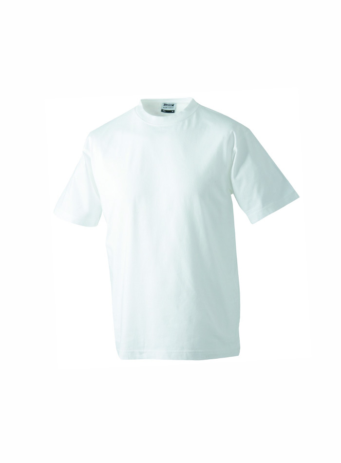 Kvalitní tričko James & Nicholson - Bílá XL