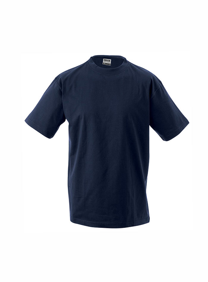 Kvalitní tričko James & Nicholson - Námořní modrá S