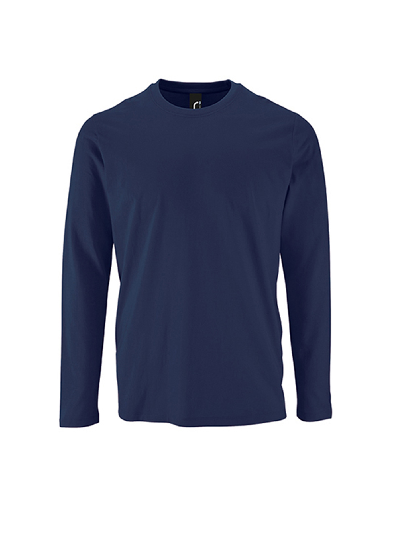 Pánské tričko s dlouhým rukávem SOL´S Imperial - Námořnická modrá 4XL