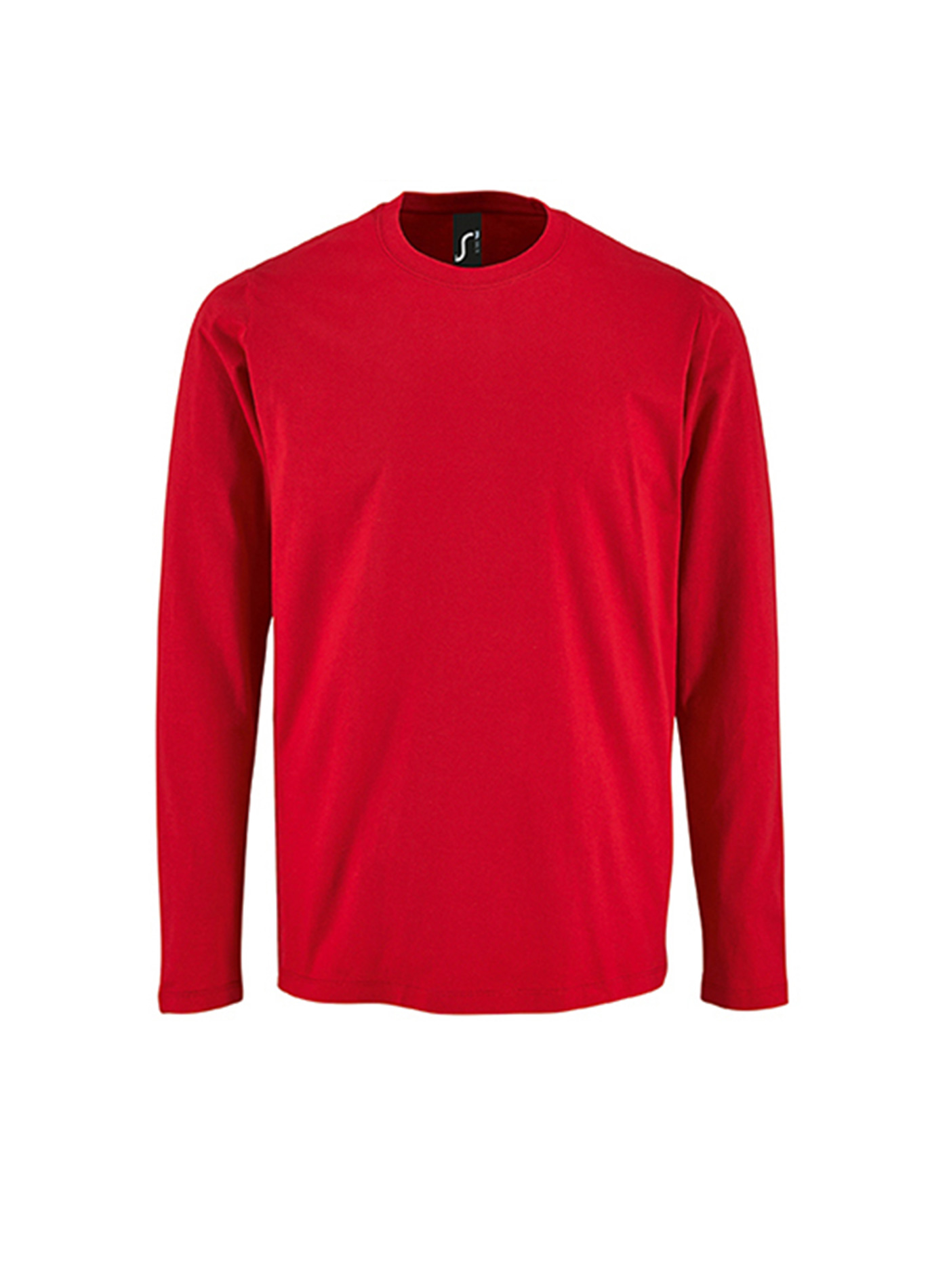 Pánské tričko s dlouhým rukávem SOL´S Imperial - Červená L