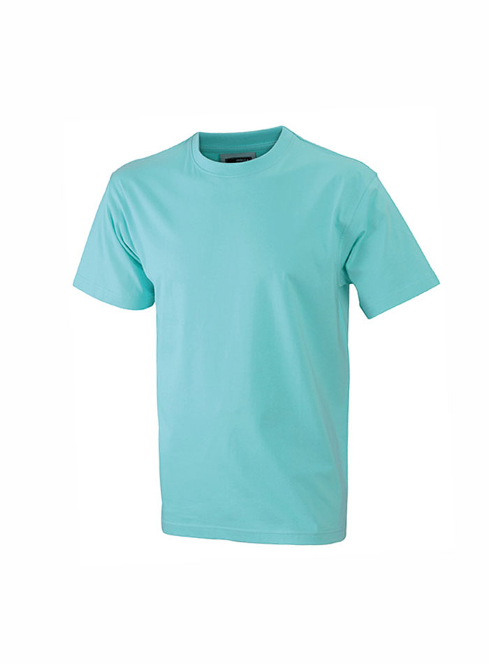Kvalitní tričko James & Nicholson - Mentolově zelená S