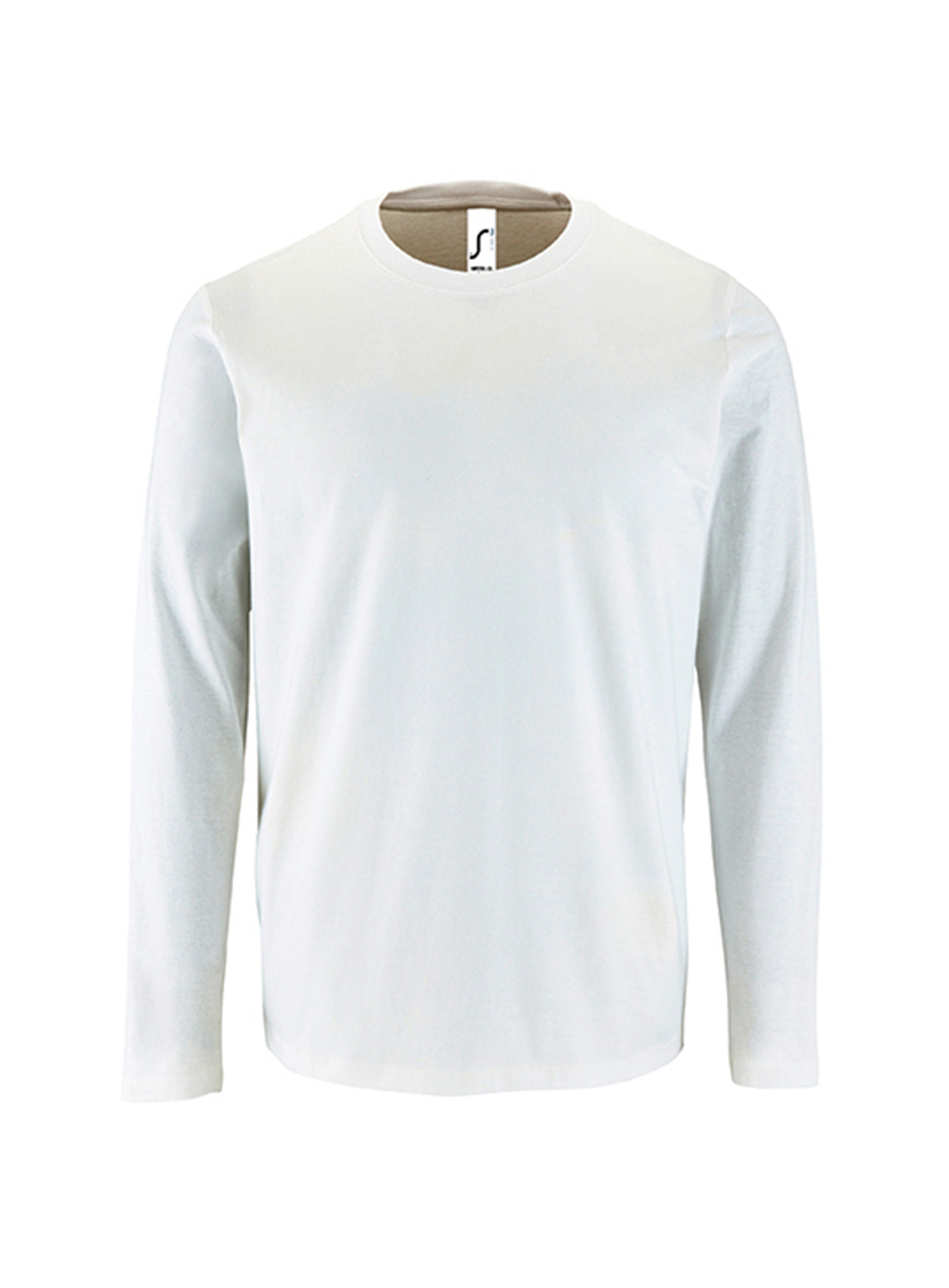 Pánské tričko s dlouhým rukávem SOL´S Imperial - Bílá 4XL