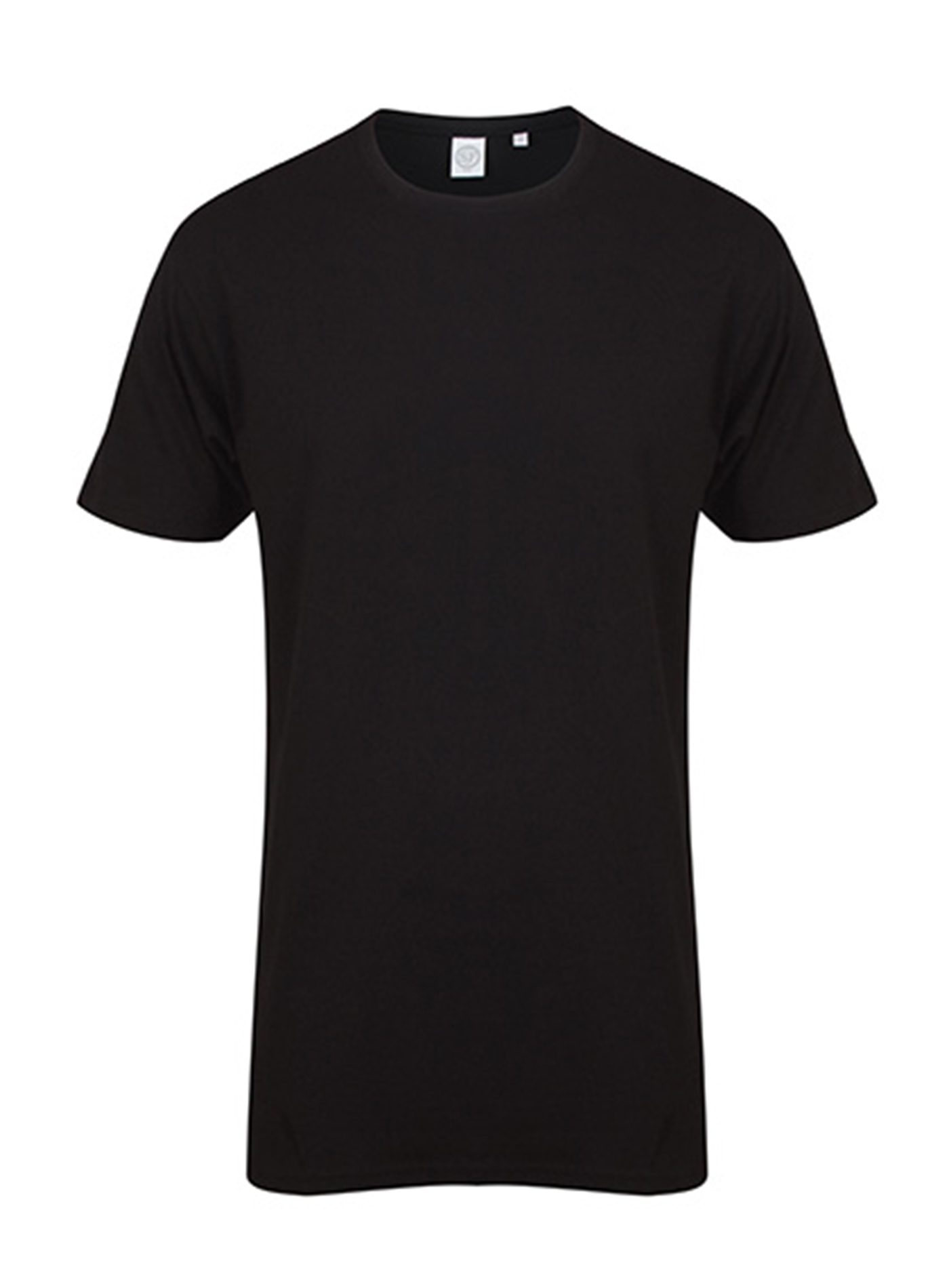 Pánské tričko s prodlouženým zadním dílem Skinnifit Longline T - černá M