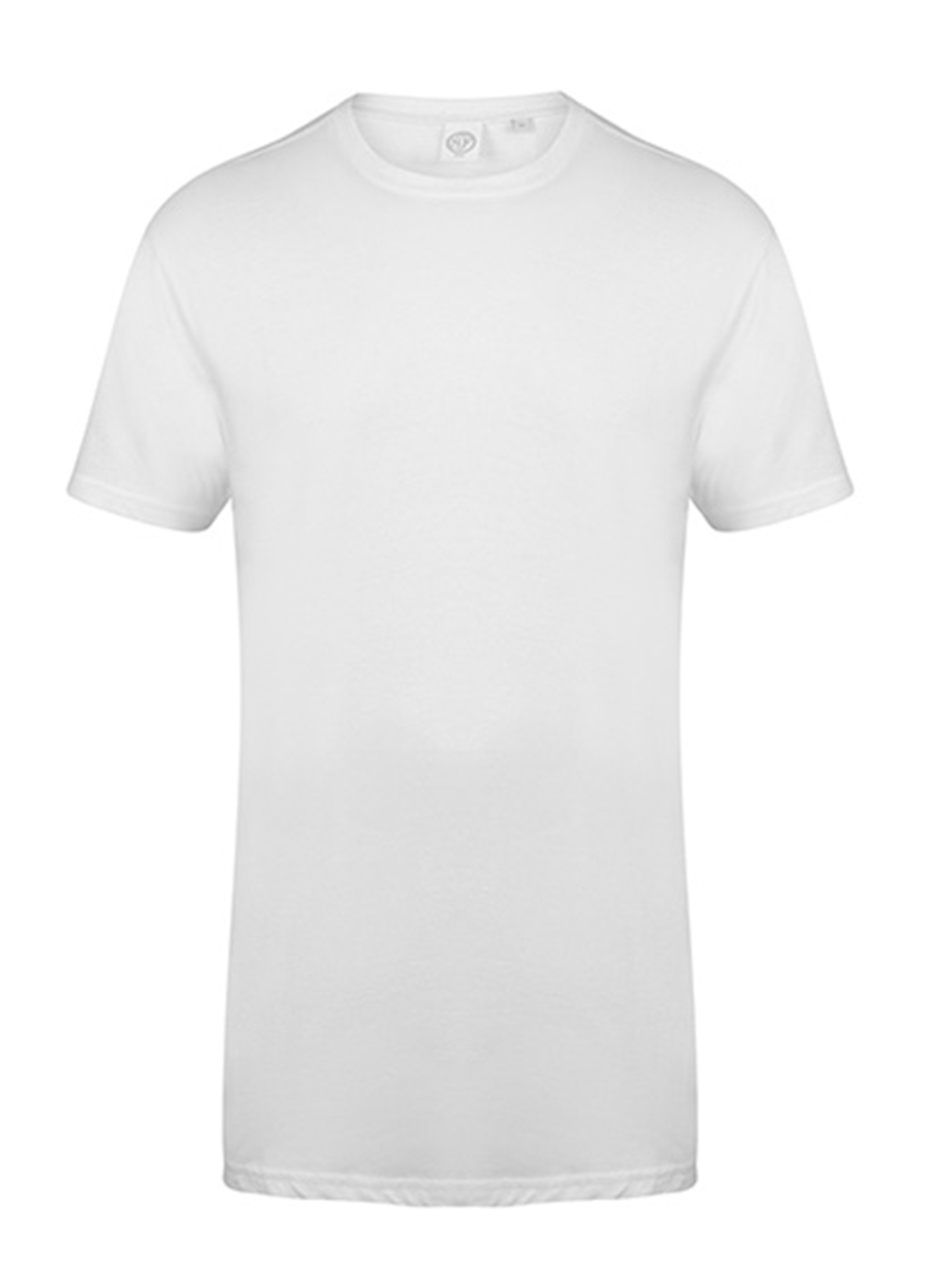 Pánské tričko s prodlouženým zadním dílem Skinnifit Longline T - Bílá L