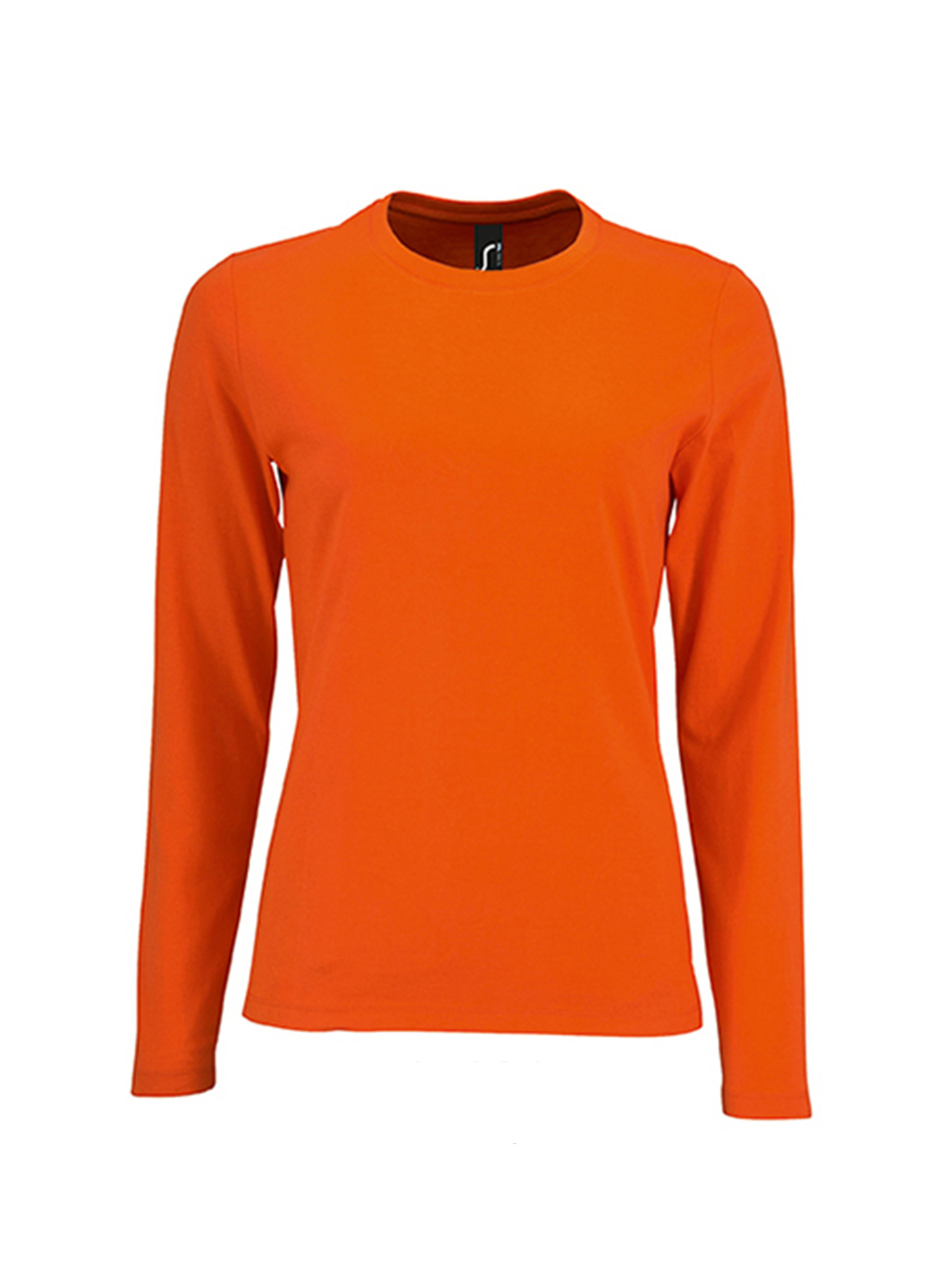 Dámské tričko s dlouhým rukávem SOL´S Imperial - Zářivá oranžová S