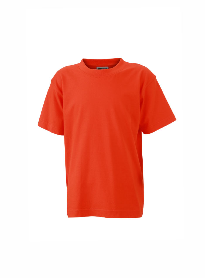 Kvalitní tričko James & Nicholson - Červená XXL