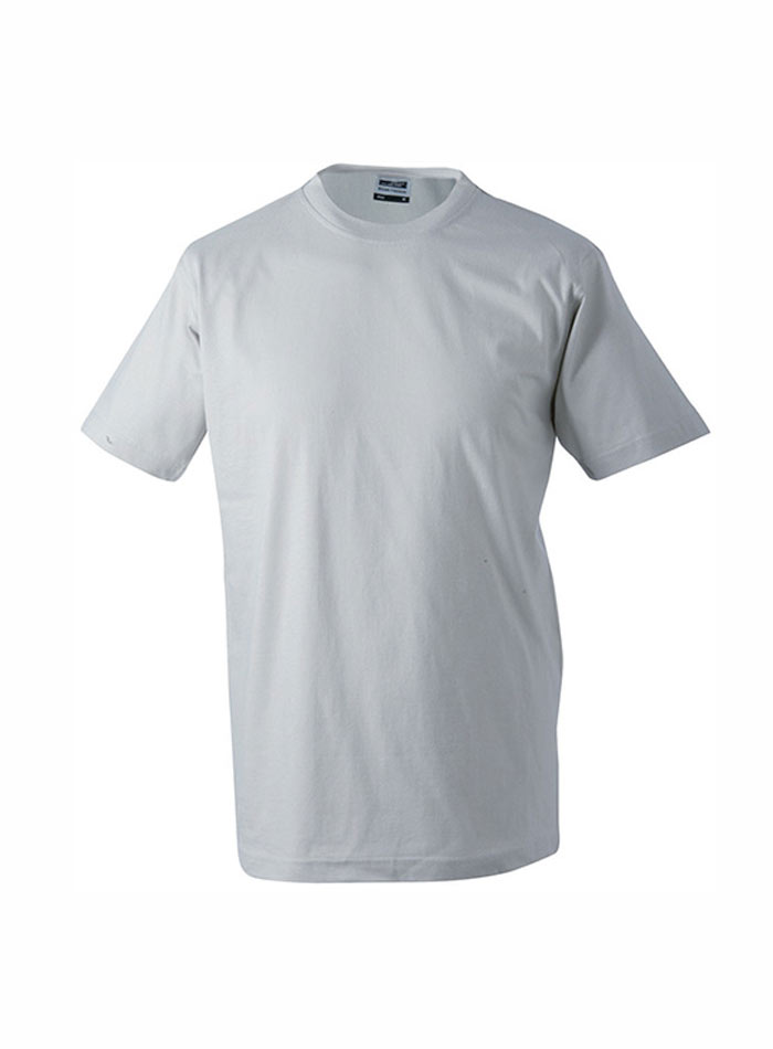 Kvalitní tričko James & Nicholson - Světle šedá XL