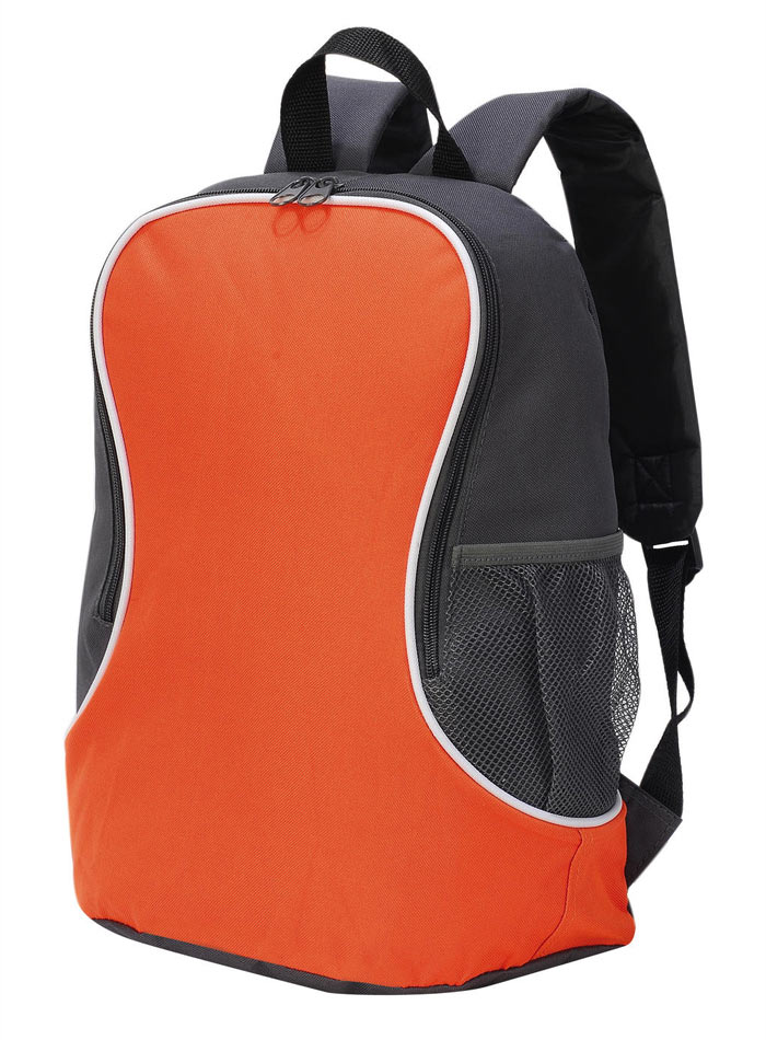 Lehký batoh na sport - Oranžová a šedá univerzal