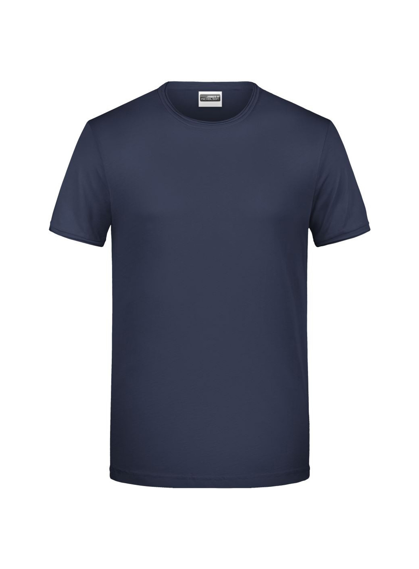 Pánské organické tričko James & Nicholson - Námořnická modrá XXL