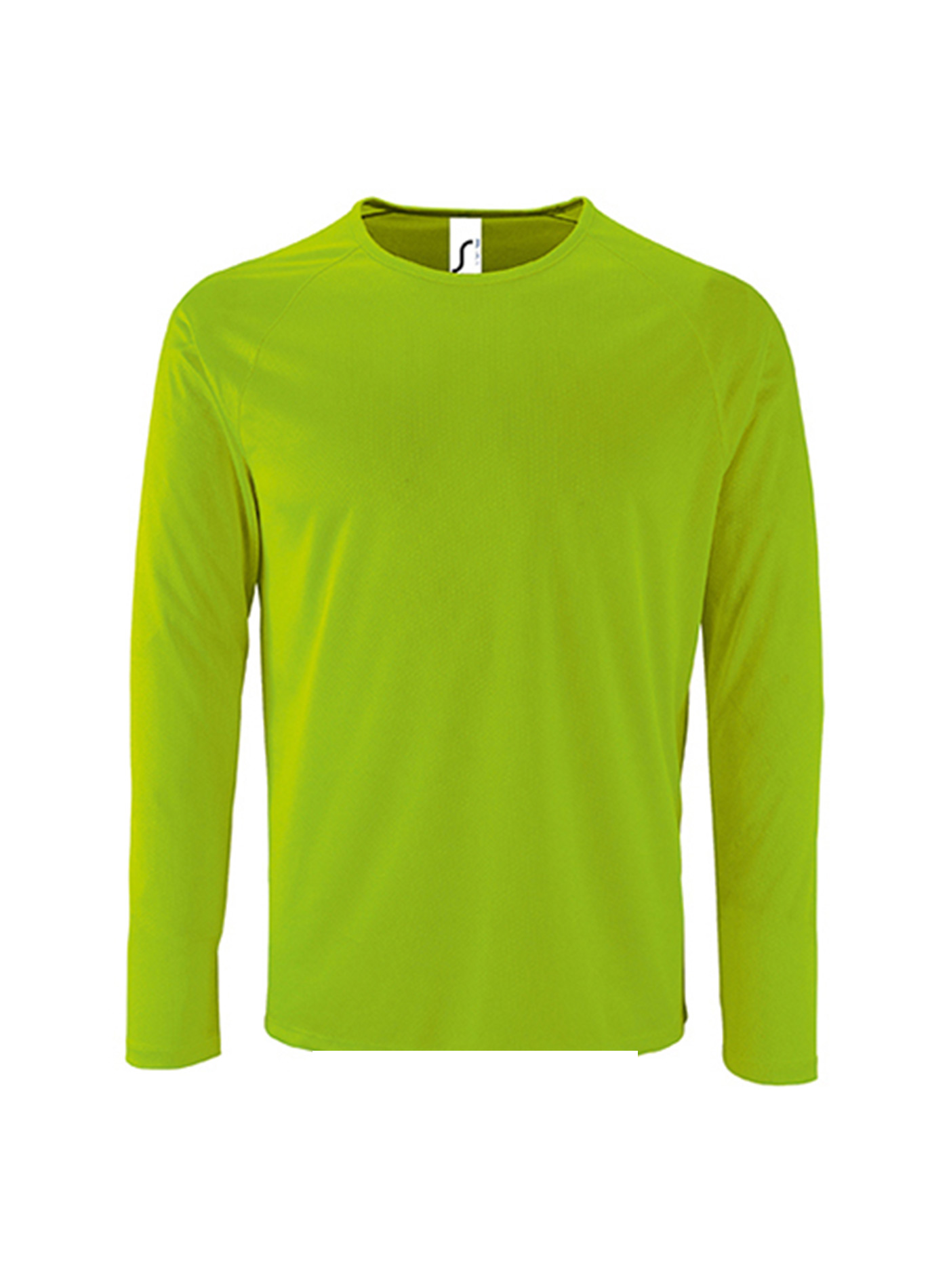 Pánské sportovní tričko s dlouhým rukávem SOL´S Sporty - Neonová zelená XL