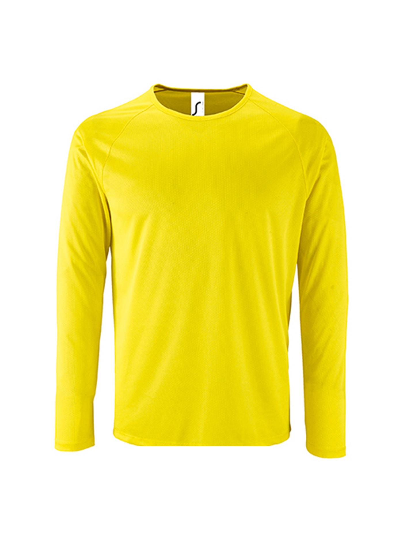 Pánské sportovní tričko s dlouhým rukávem SOL´S Sporty - Zářivě žlutá XL